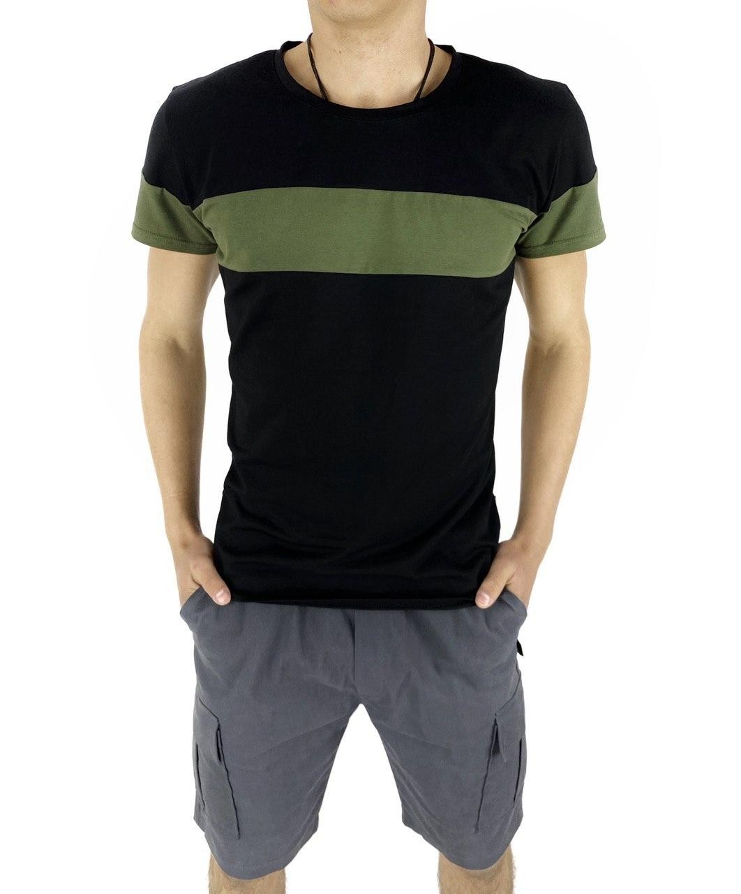 

Комплект летний Intruder Футболка "Color Stripe" черная - хаки + Шорты Miami серые, Комплект летний Intruder Футболка "Color Stripe" черная - хаки + Шорты Miami серые XL