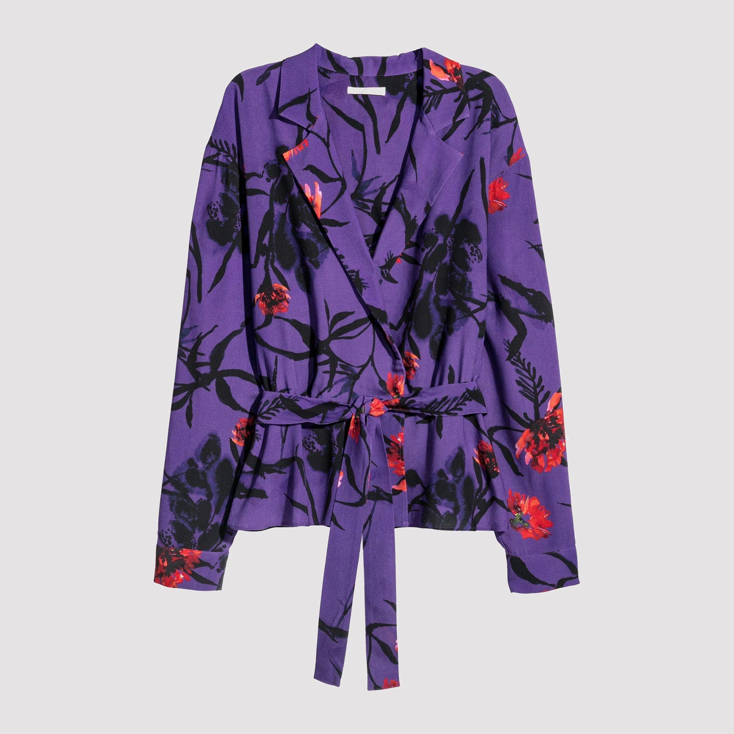 

Блузка H&M 5987586-AASF 32 Фиолетовая