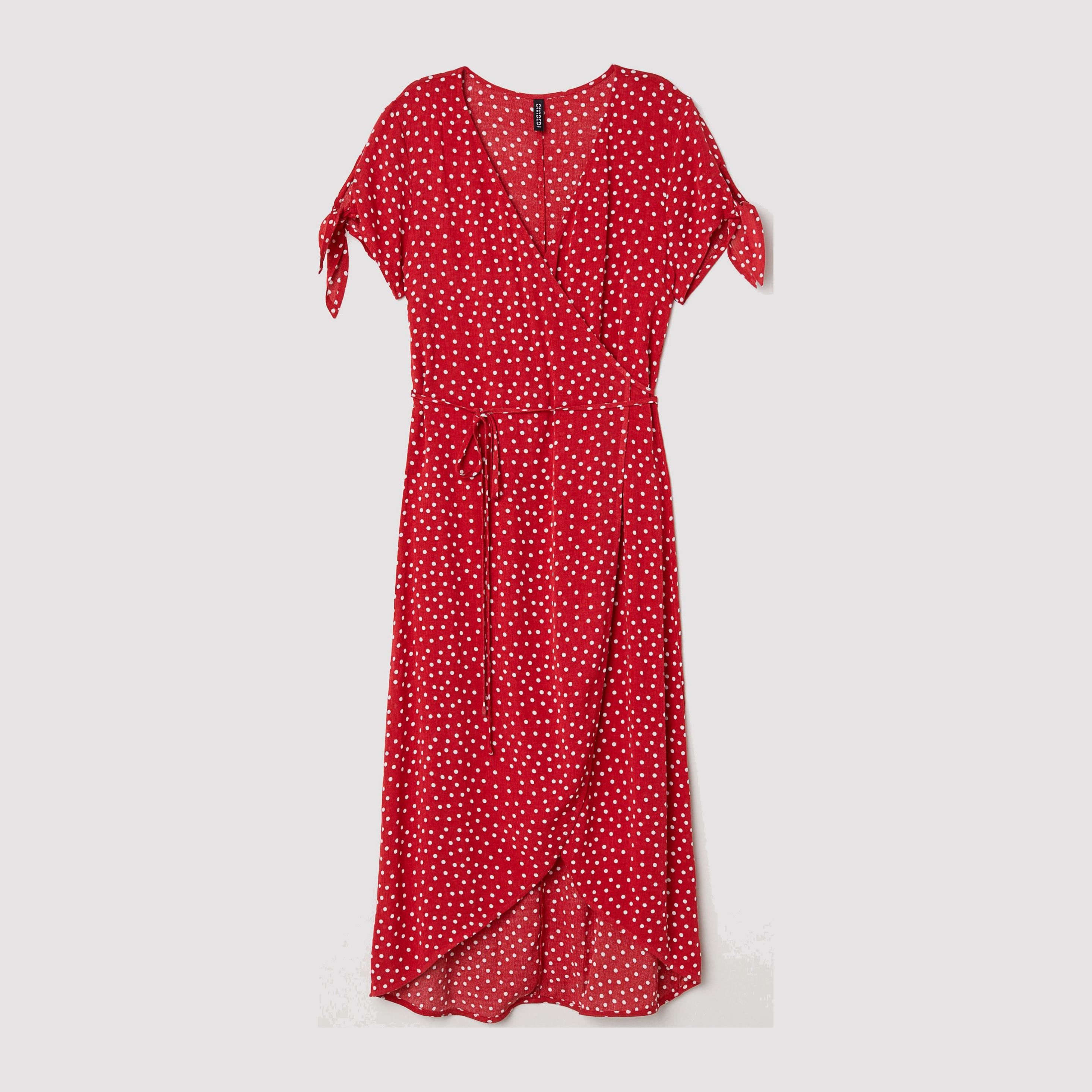 

Платье H&M 5946977-AATR 46 Красное с белым