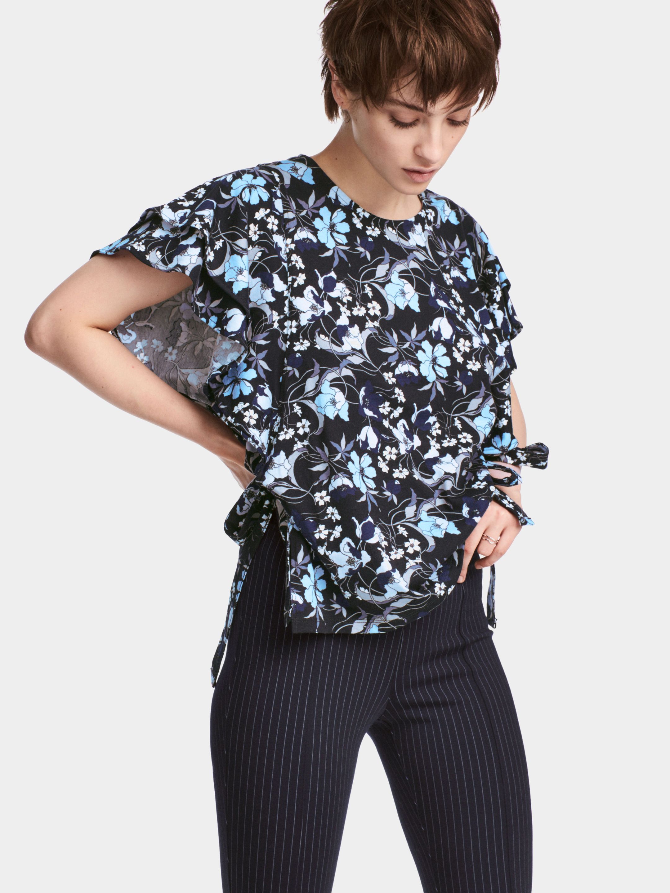 

Блузка H&M 5898446-ABCP XS Темно-синяя