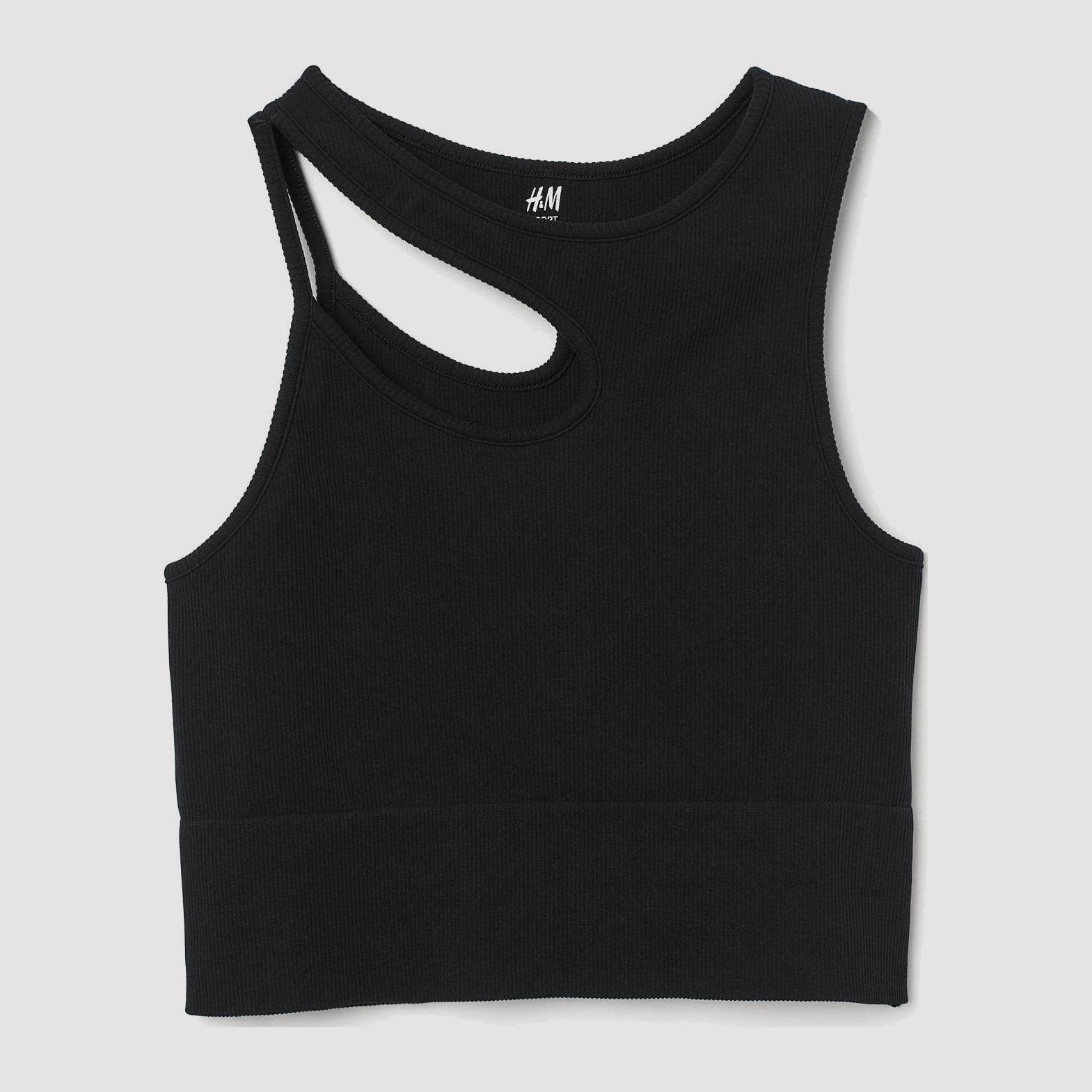 

Спортивный топ H&M 8763061-AAAD XL Черный