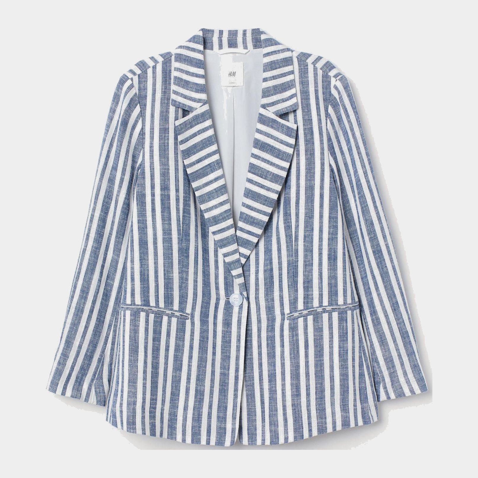 

Пиджак H&M 7554519-AAKA 34 Белый с синим