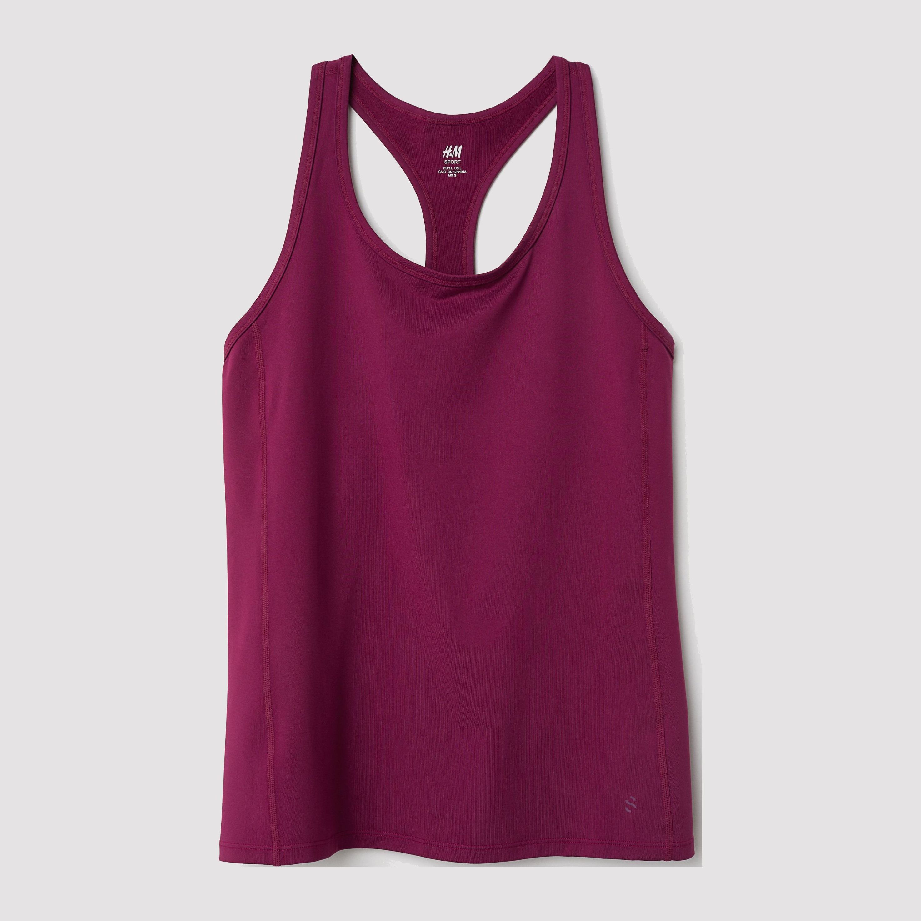

Спортивная майка H&M 6107297-ACXZ L Фиолетовая