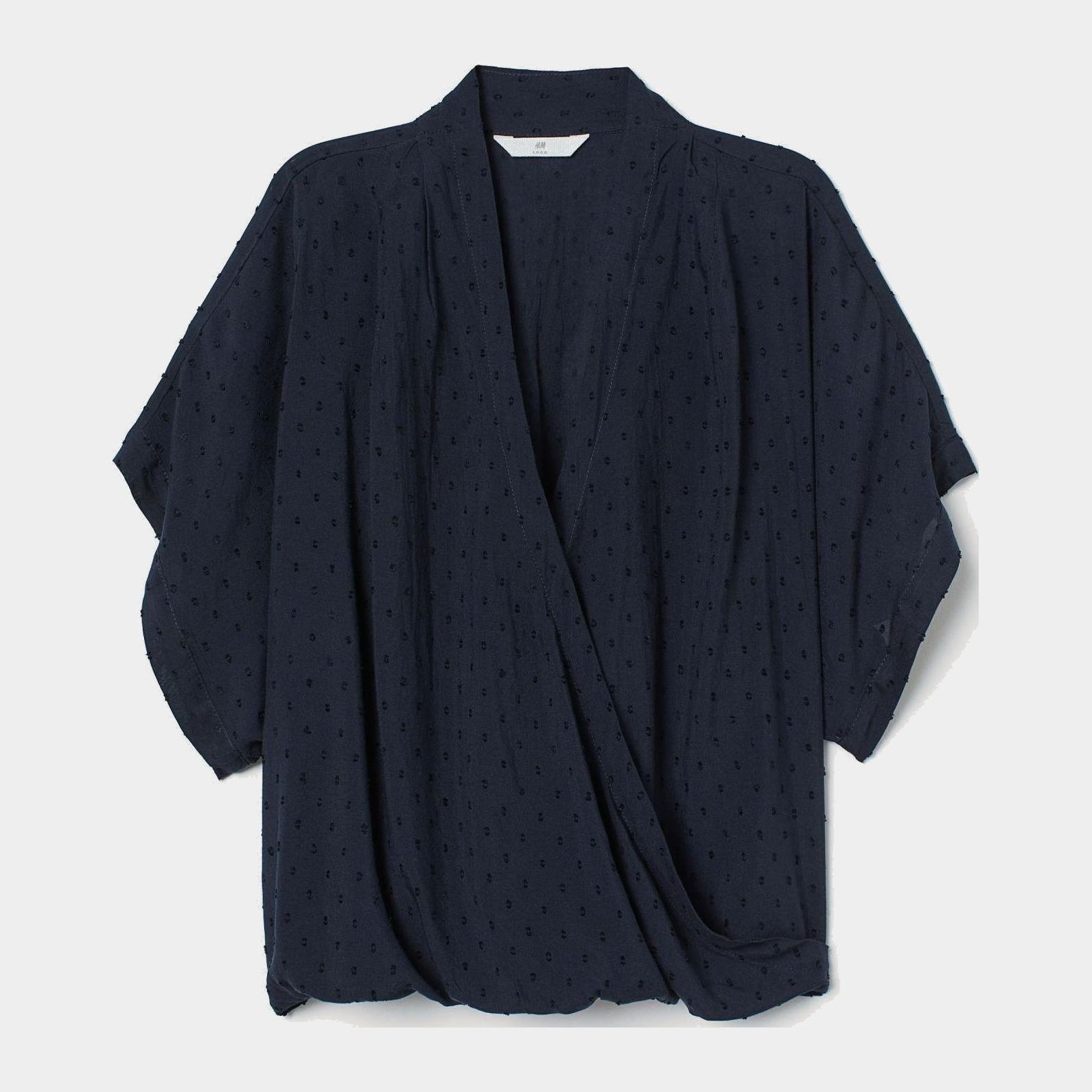 

Блузка H&M 7507129-AARR 42 Темно-синяя