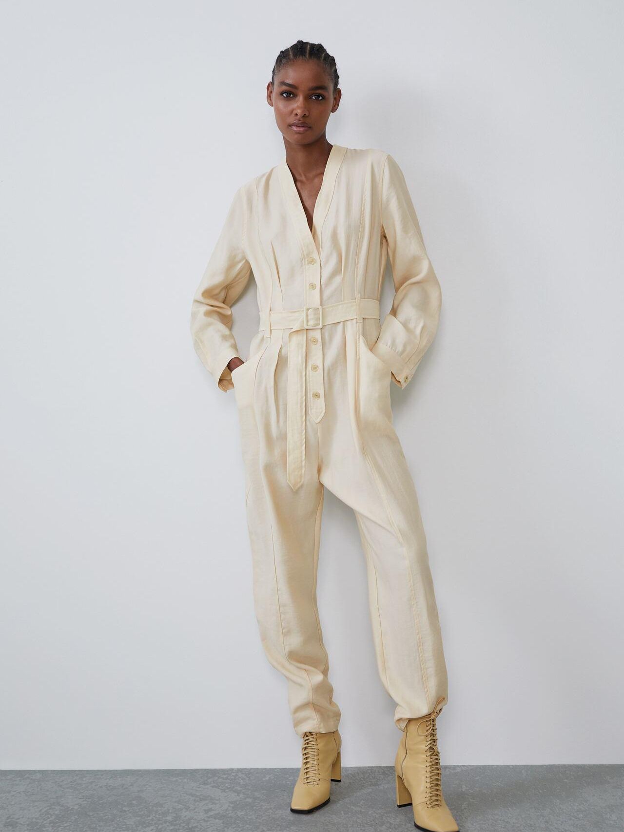 

Комбинезон Zara 7385/311/052-ACTQ S Бежевый
