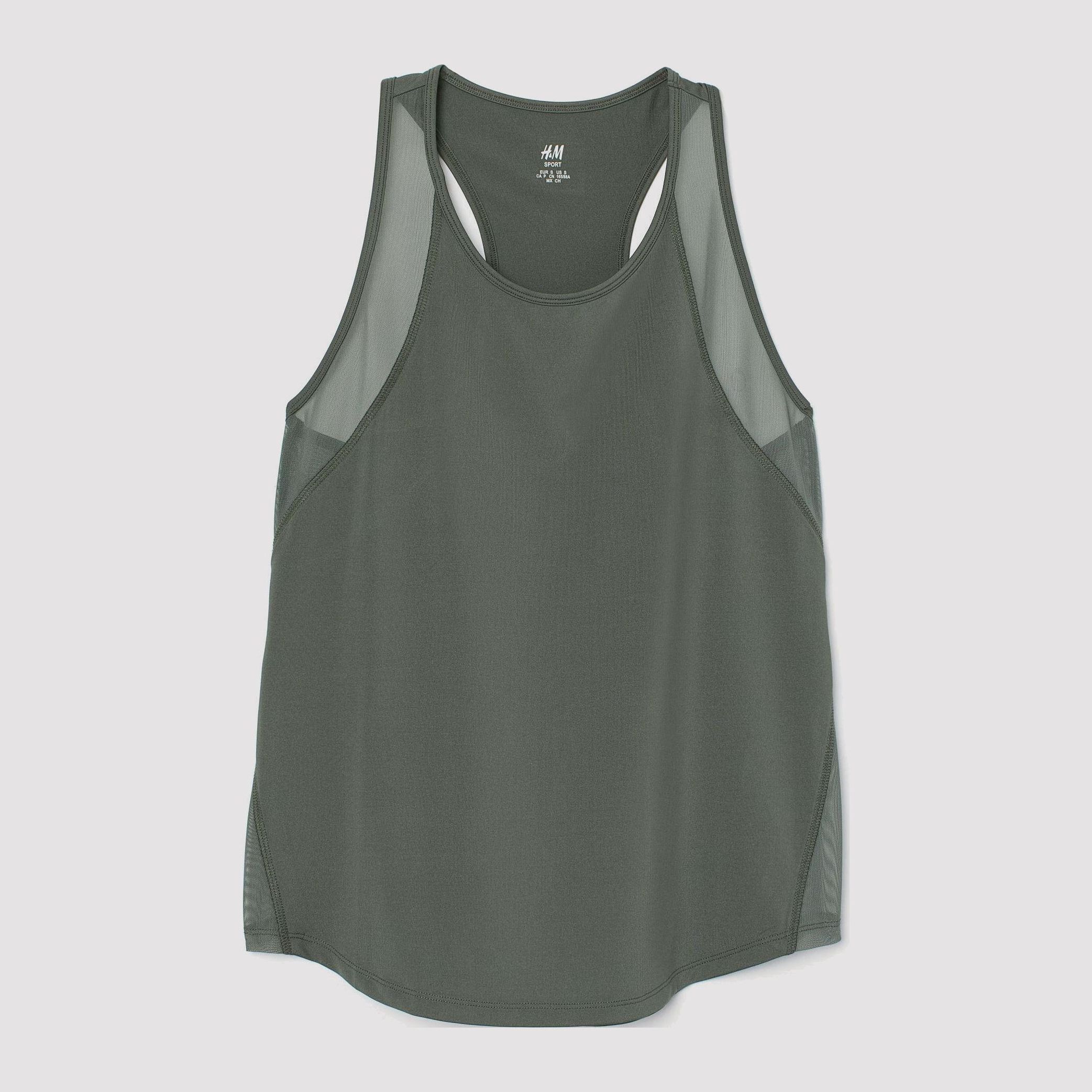 

Спортивная майка H&M 8628211-ACUB M Бледно-зеленая