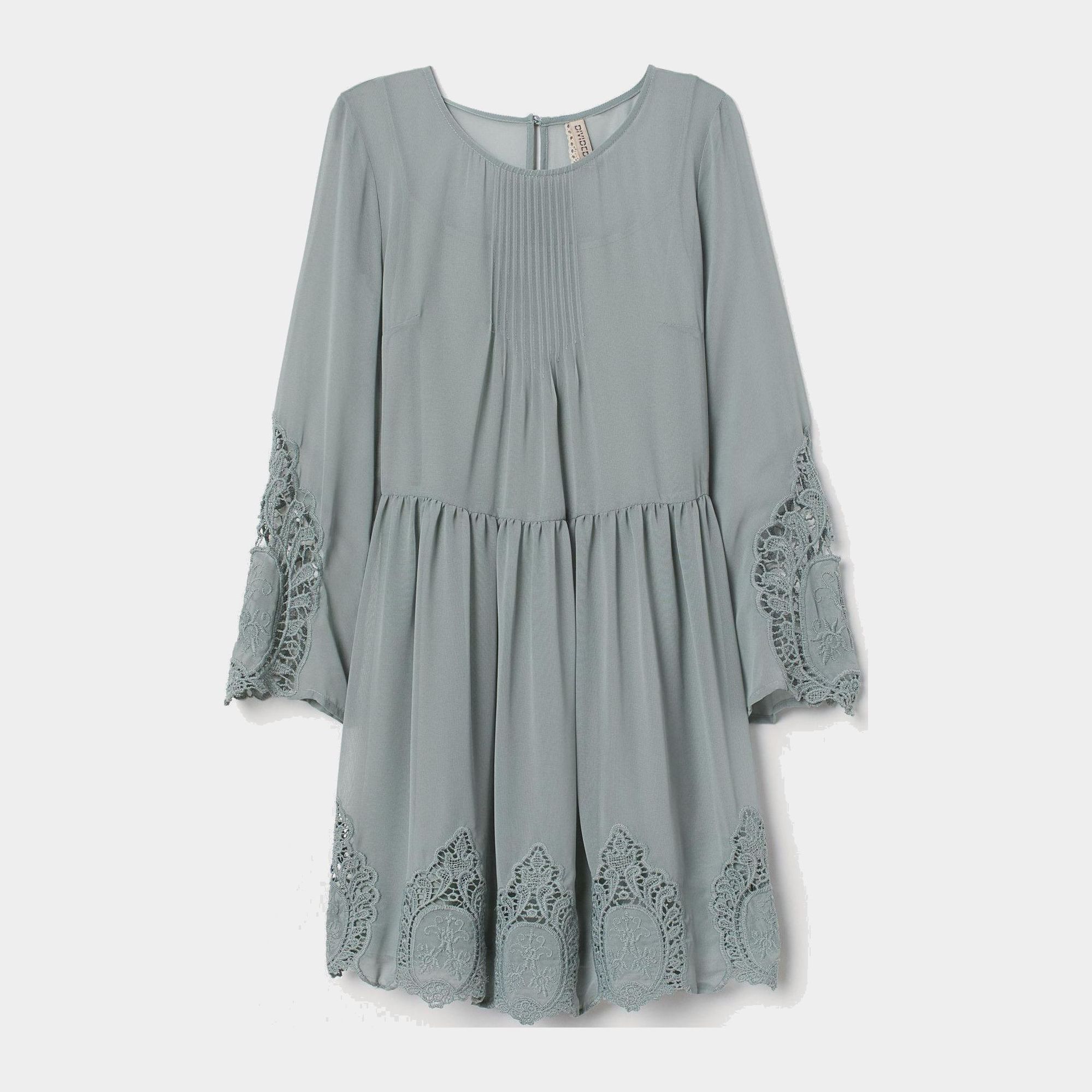

Платье H&M 7301539-ACUB 34 Бледно-зеленое