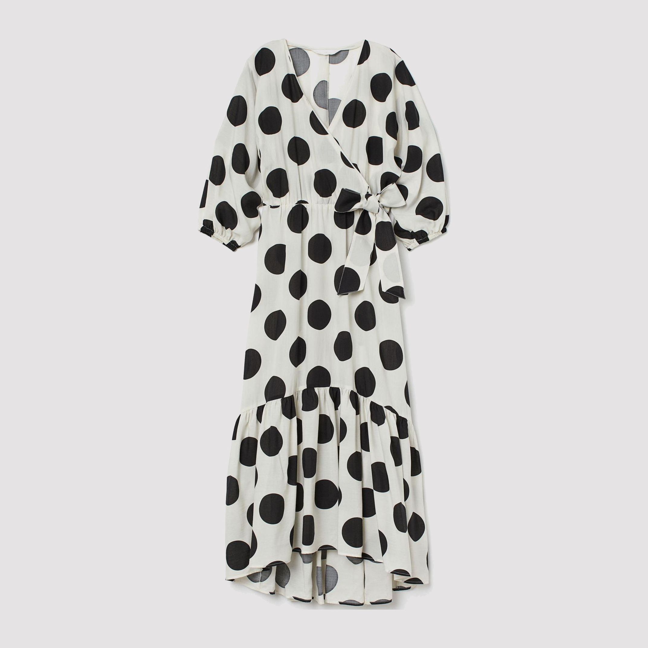 

Платье H&M 8575701-ACTG S Белое с черным