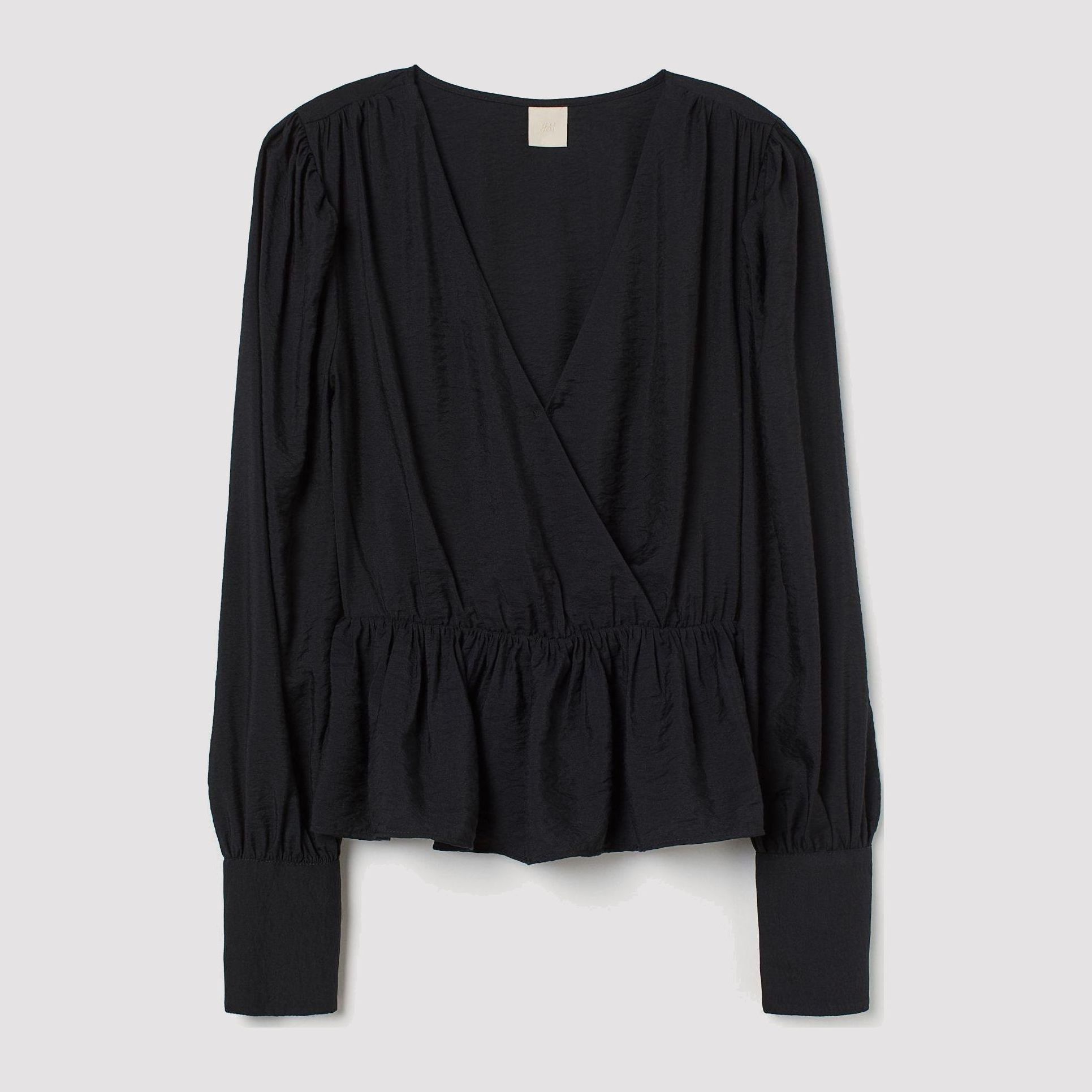 

Блузка H&M 8320750-AAAD 34 Черная