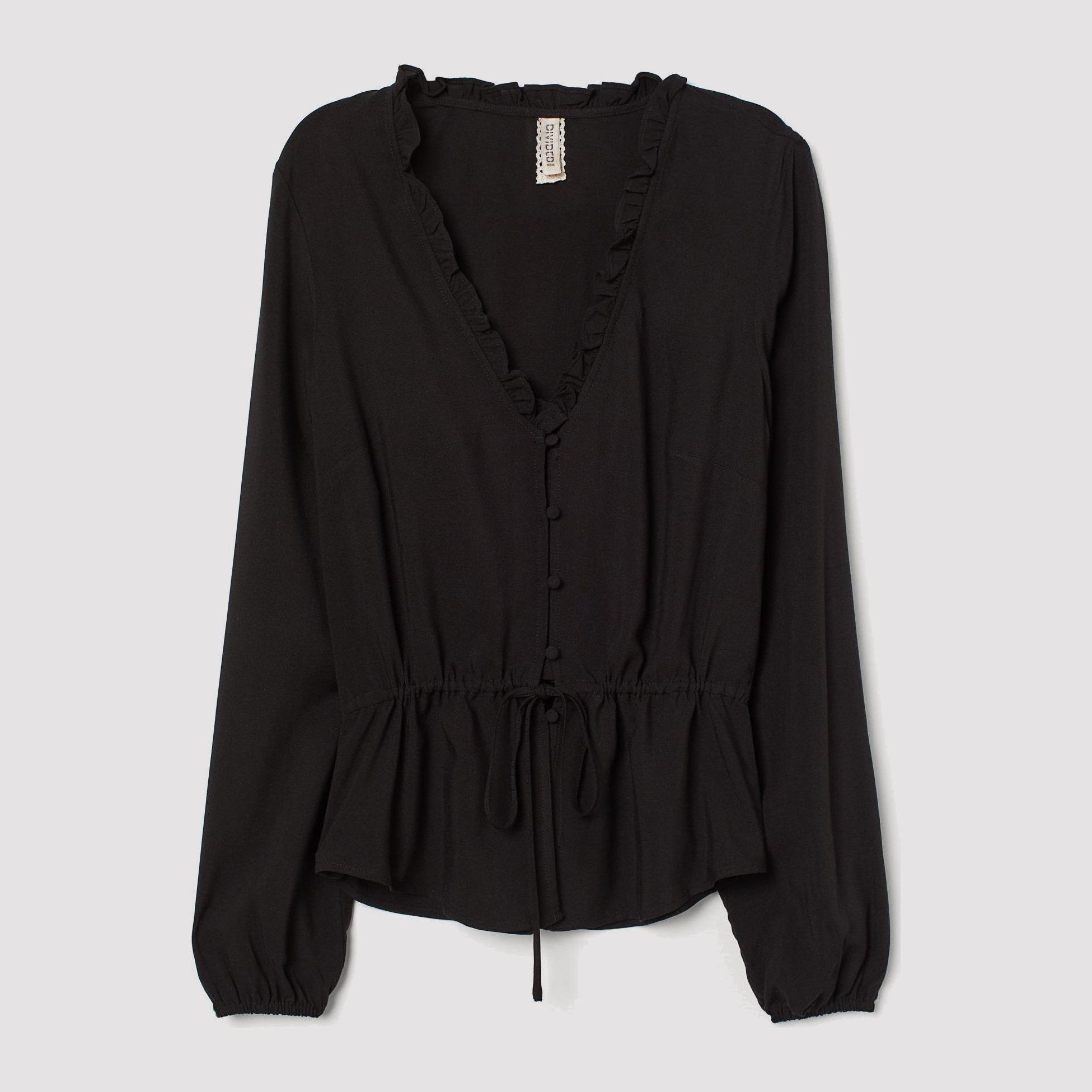 

Блузка H&M 8273070-AAAD 36 Черная