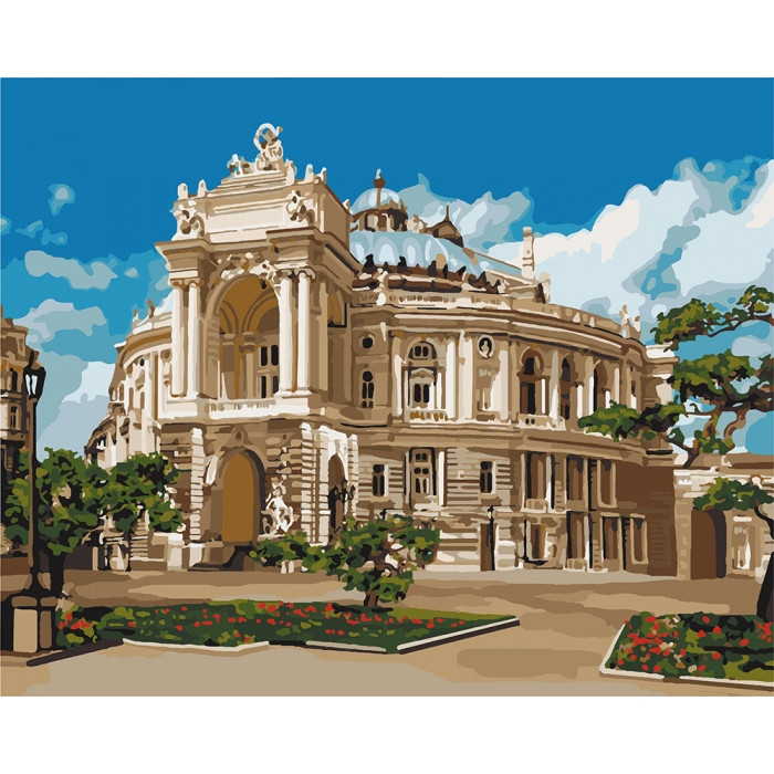 

Картины по номерам Музыкальное сердце Одессы В КОРОБКЕ 40*50 Идейка КН3566