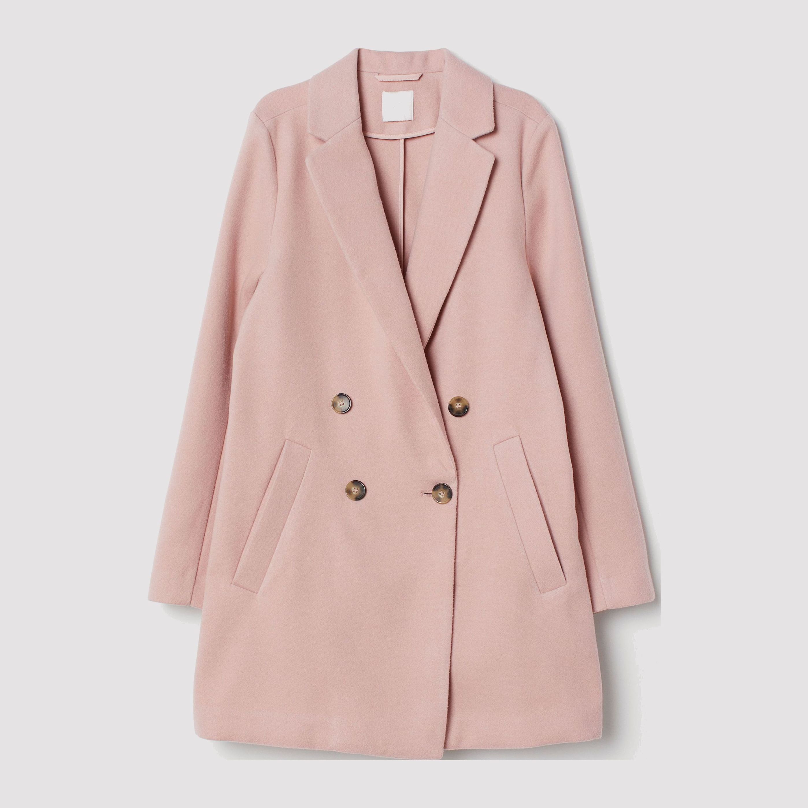 

Пальто H&M 7088459-ACWG 36 Розовое