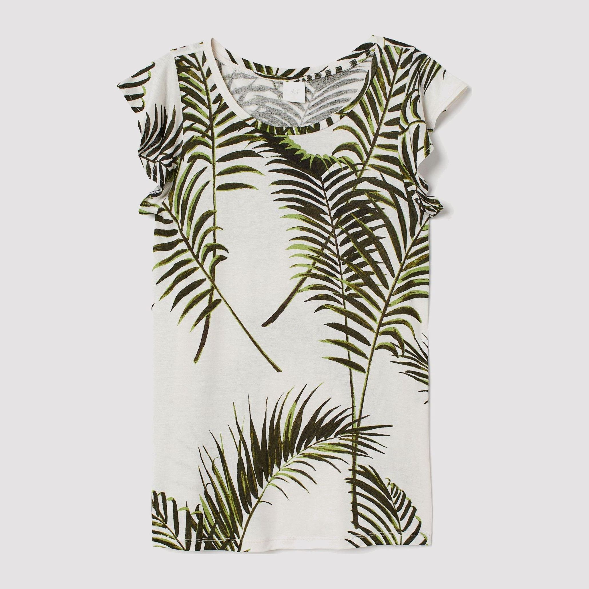 

Футболка H&M 7084599-ACKW XS Молочная