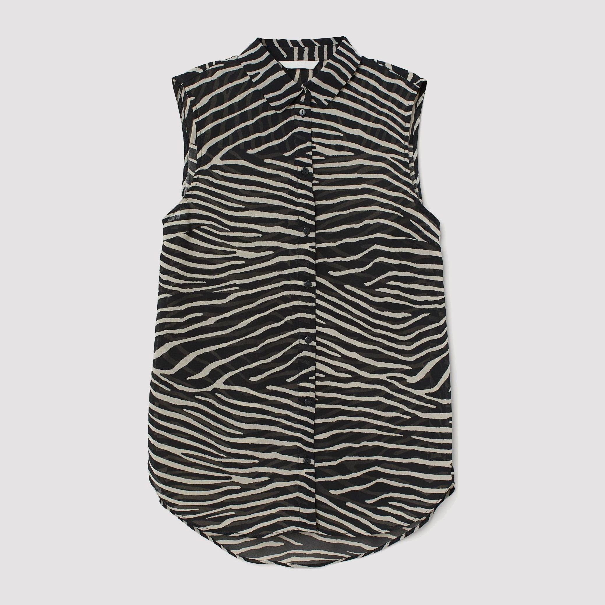 

Блузка H&M 6970500-AAUE 32 Бежевая с черным