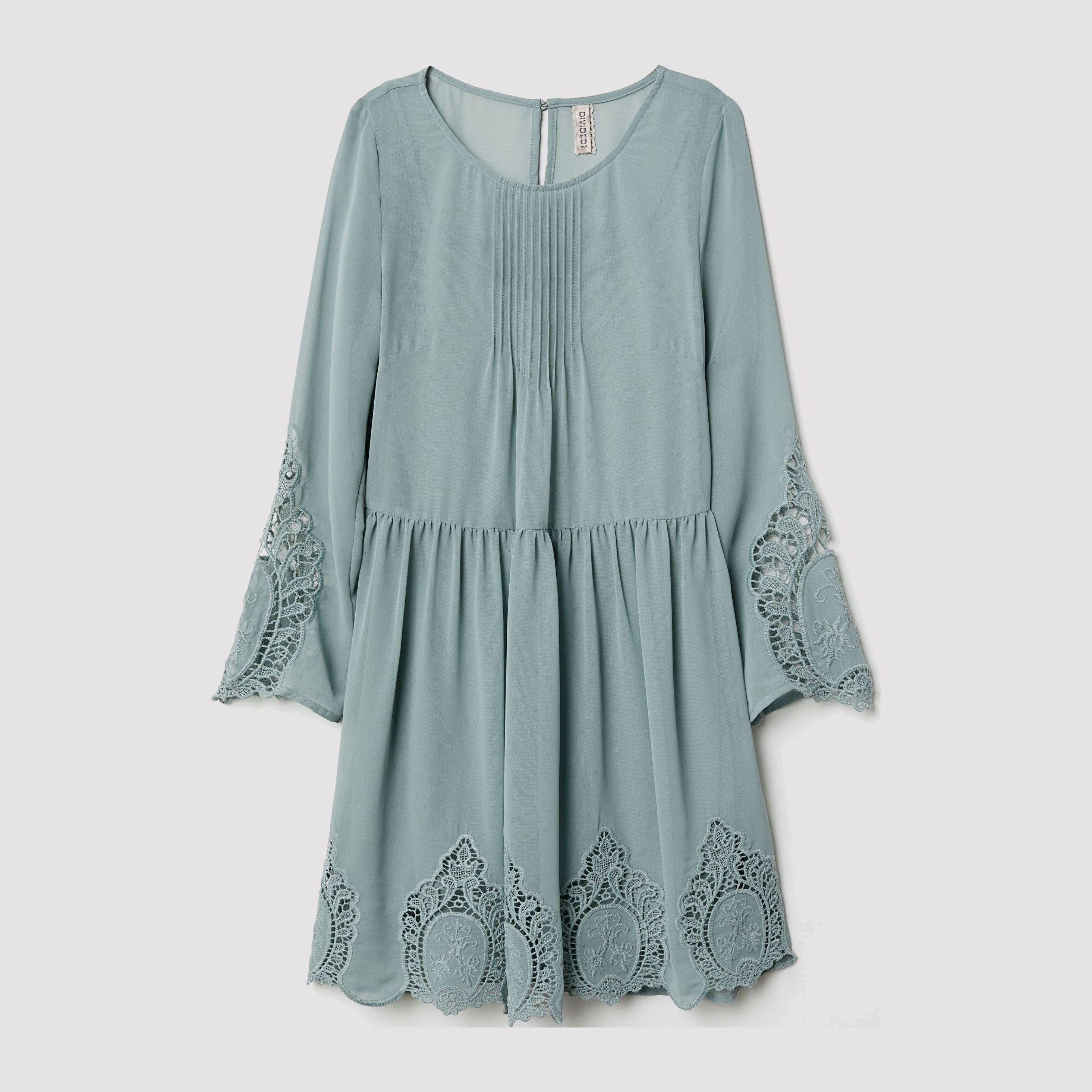 

Платье H&M 6885088-ADRU 32 Бледно-мятное