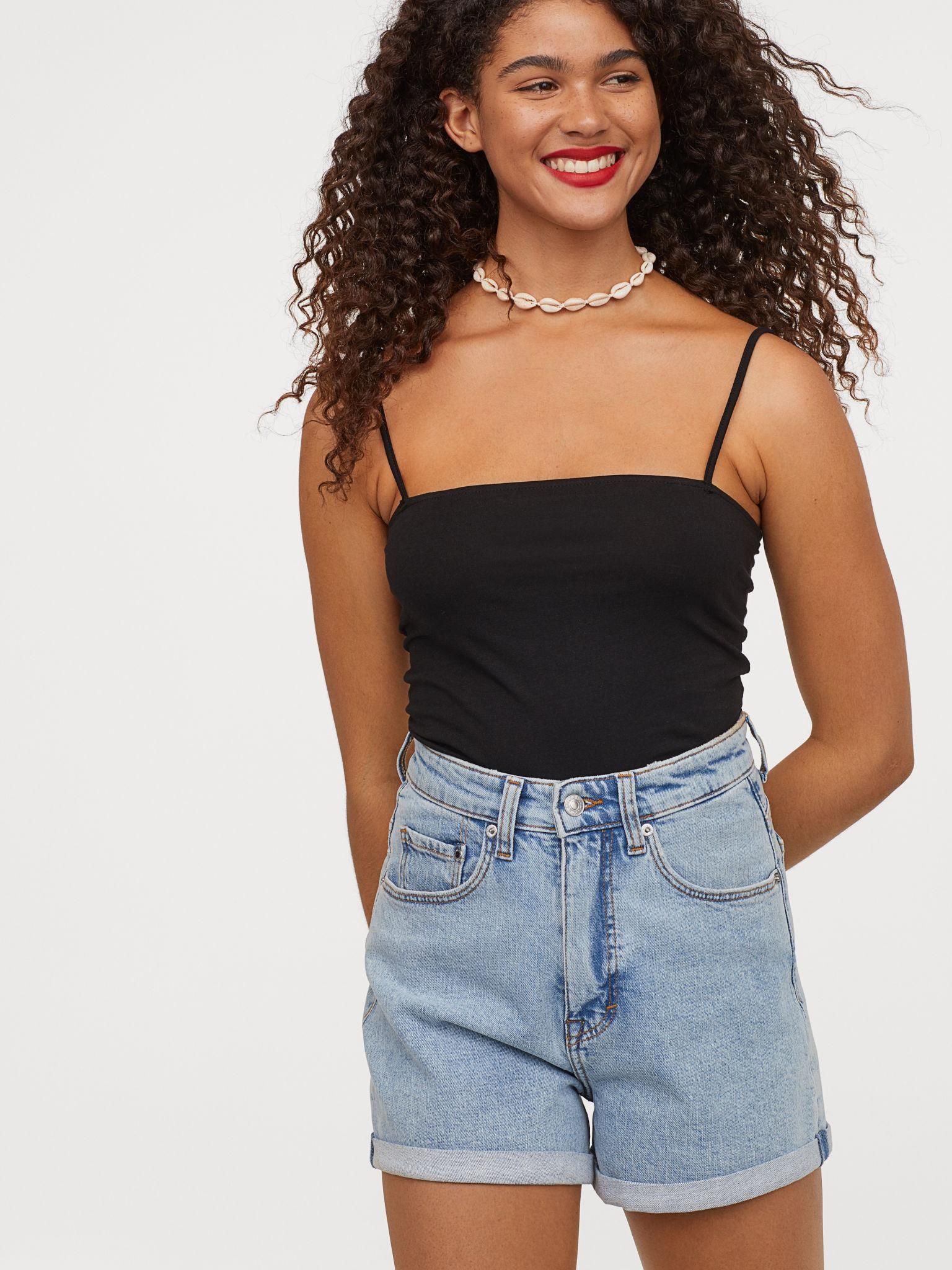 

Топ H&M 7598719-AAAD XS Черный