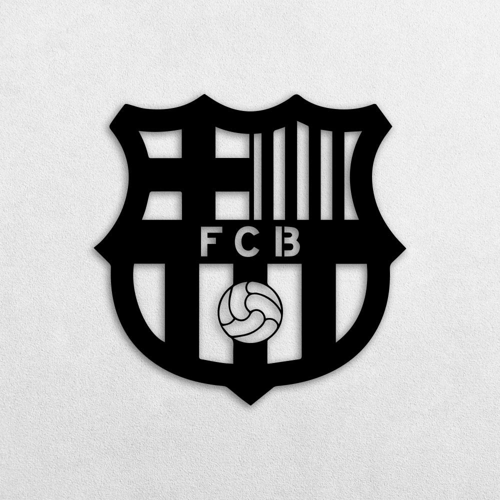 

Картина из дерева панно на стену резное FC Barcelona TWD WALL51003М 50х50см Черный Спорт Квадрат Без рамы