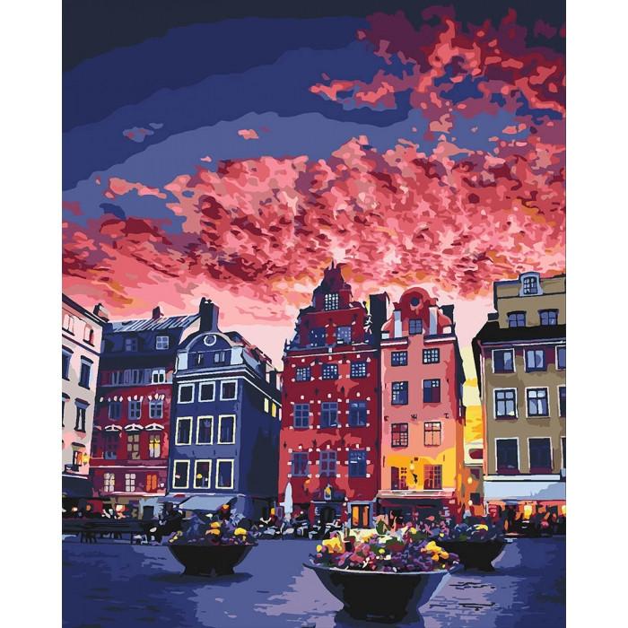 

Картина рисование по номерам KHO3558 Идейка Каникулы в Стокгольме 40х50см набор для росписи по цифрам, краски, кисти, холст