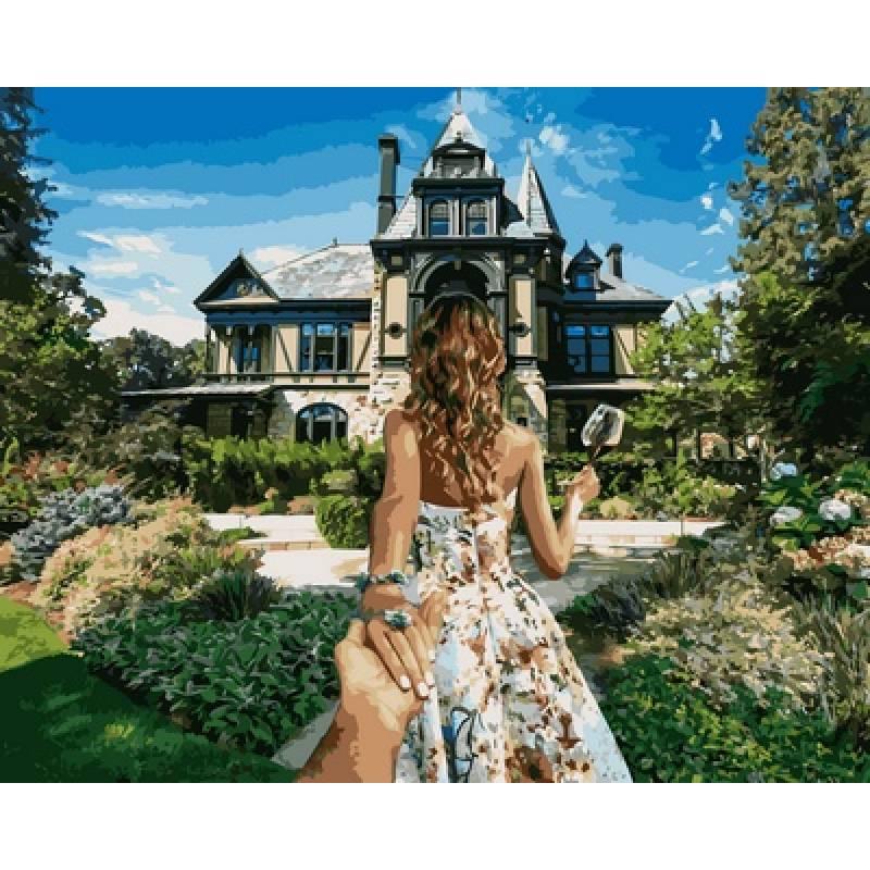 

Картина рисование по номерам Babylon Следуй за мной Винная долина VP713 40х50см Худ. Мурад Османн набор для росписи, краски, кисти, холст