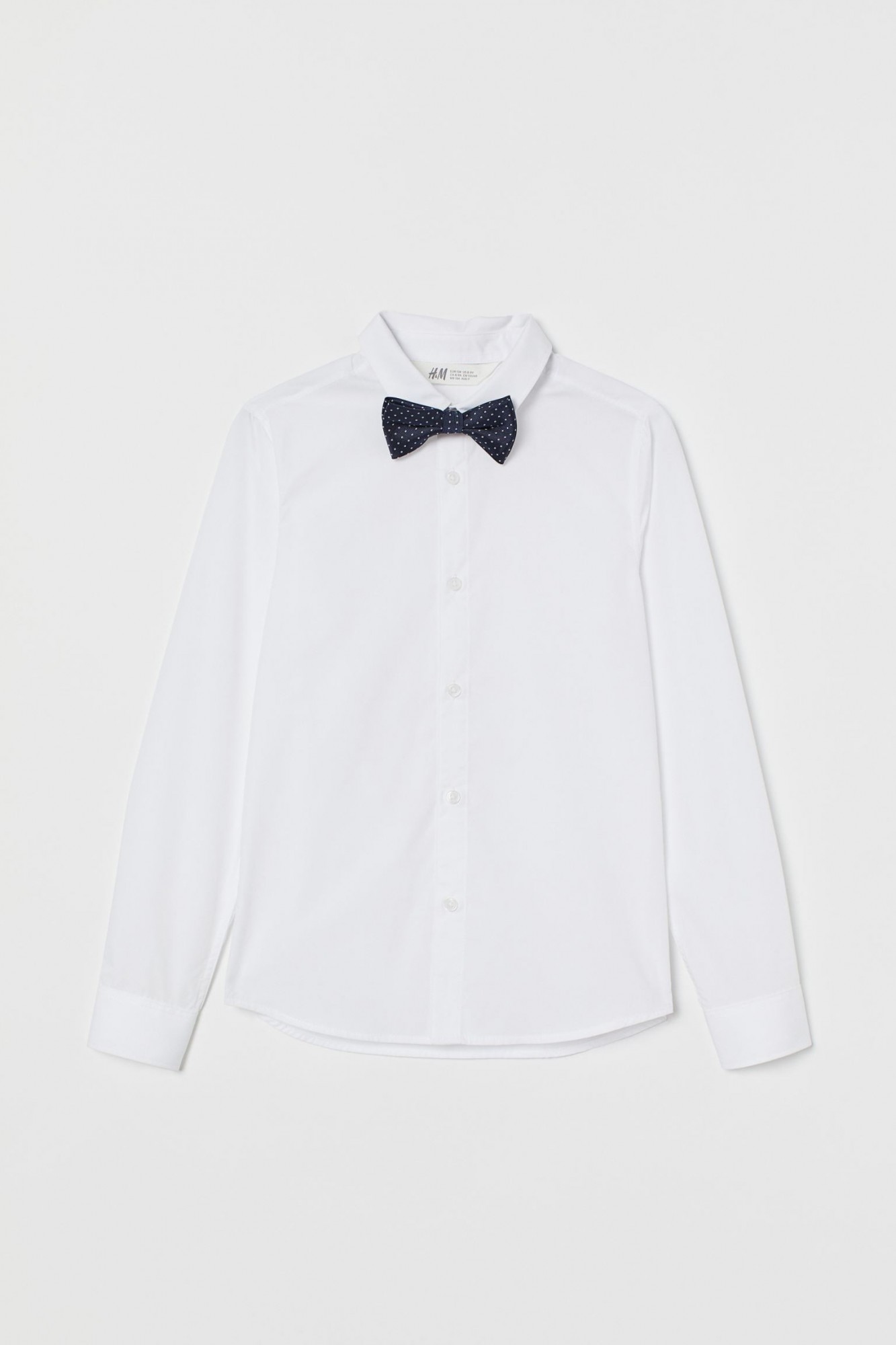 

Рубашка и галстук-бабочка H&M AE100-156 140-146 см Белая