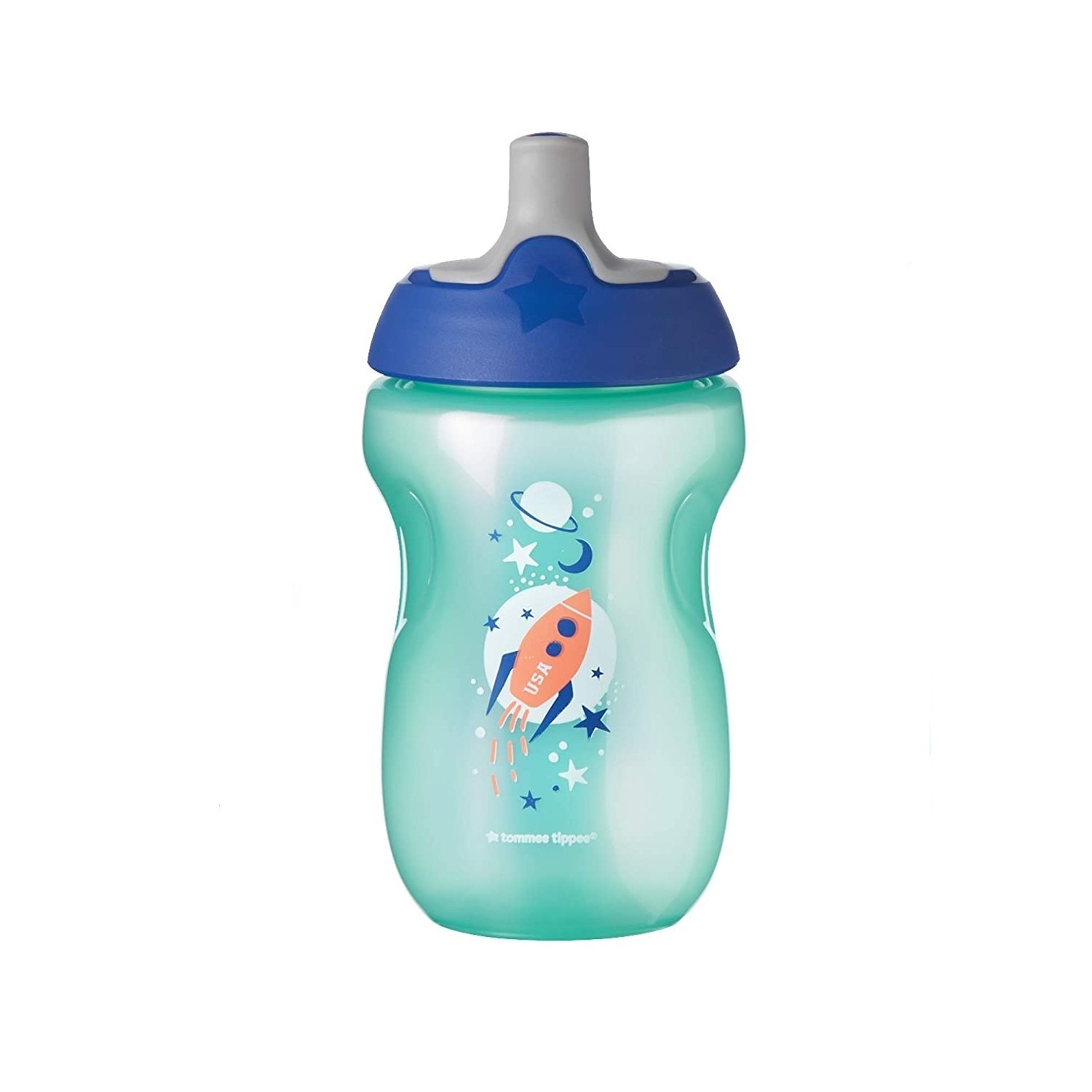 

Поильник TommeeTippee Sportee AE100-148 300 мл Бирюзовый с синим