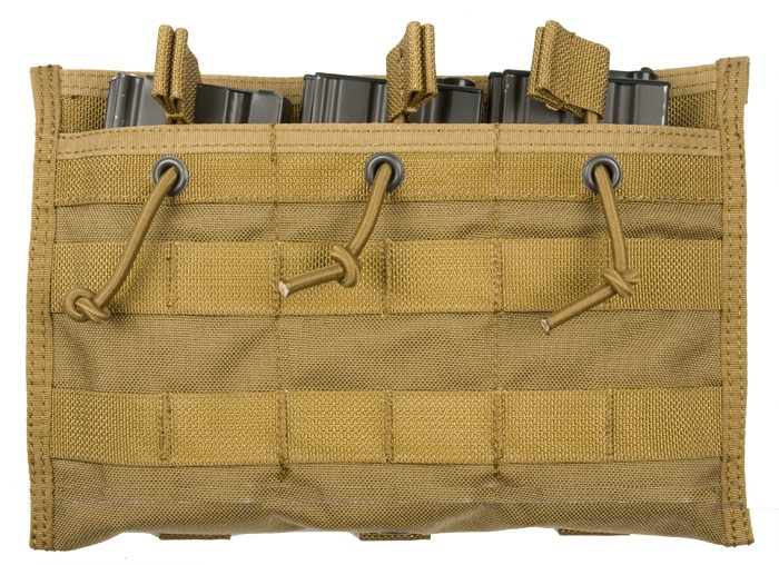 

Подсумок для магазина тройной АР15 молле Shark Gear M16 Triple Mag Pouch 80001880, Mod B MC (Мультикам)