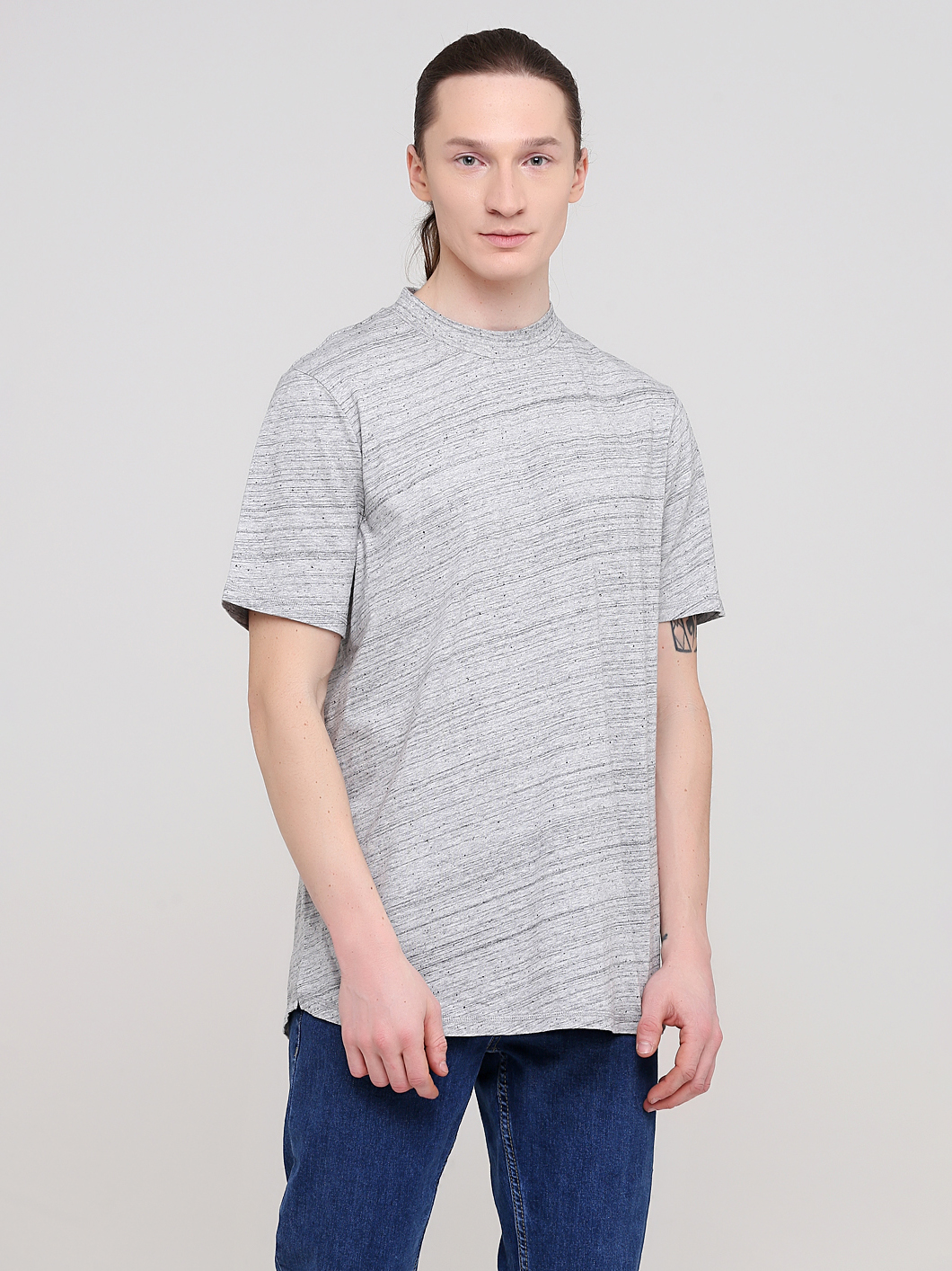 

Футболка H&M 0-1385 M Светло-серая