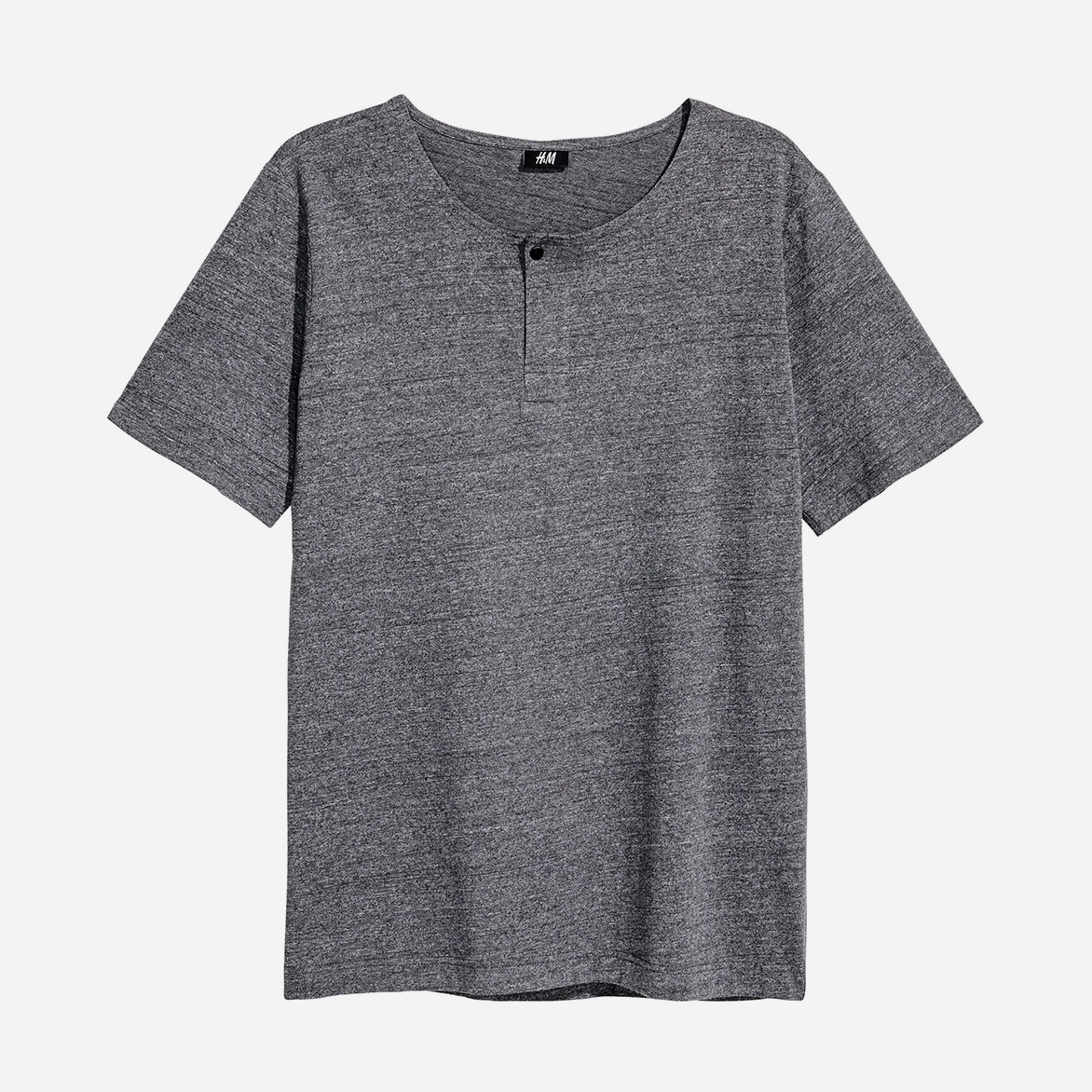

Футболка H&M 469035 S Темно-серый меланж