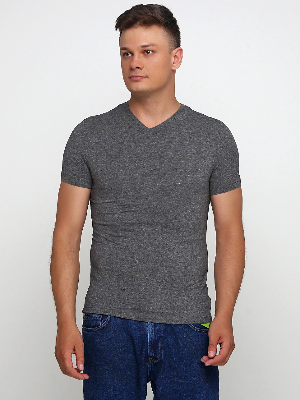 

Футболка H&M 542533 S Темно-серая