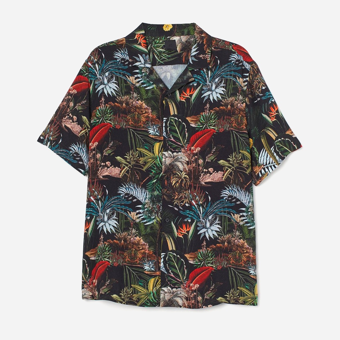 

Рубашка H&M 656677 M Зеленая