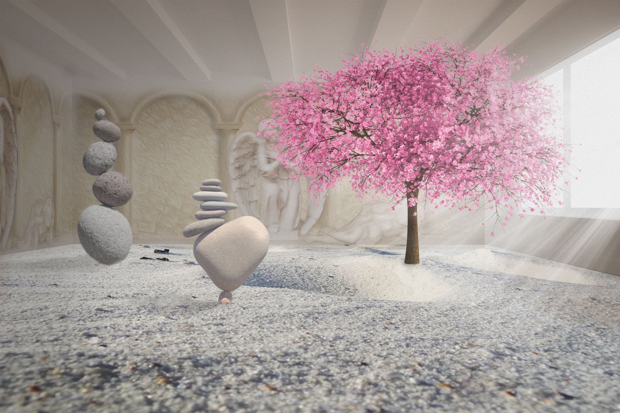 

Фотообои 3D 'Сакура ' (3416) , Фреска