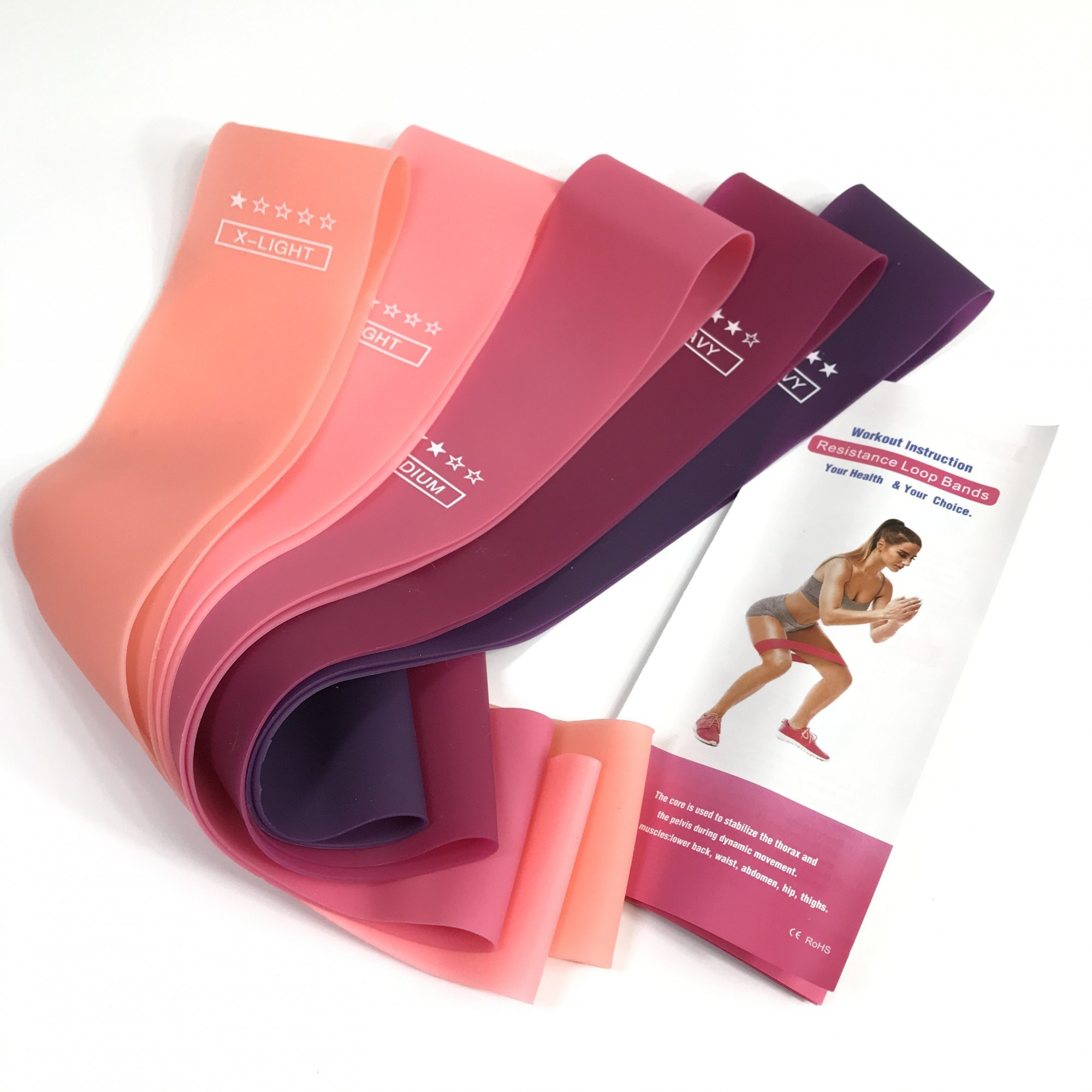 

Фитнес резинки Resistance Loop Bands Набор 5 шт