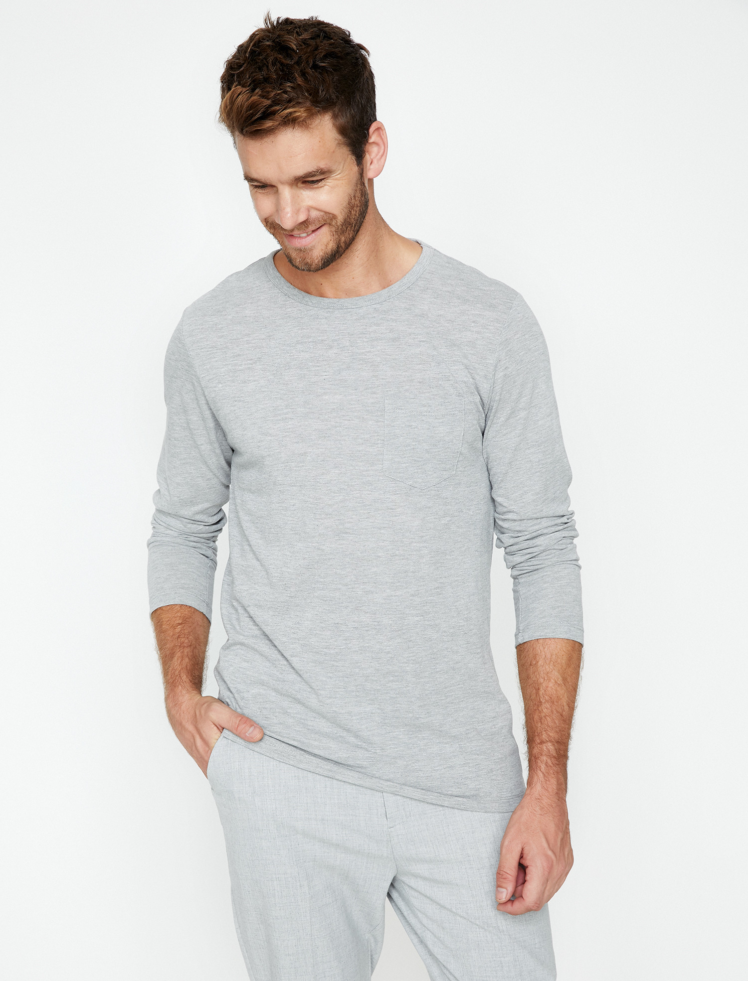 

Лонгслив Koton 9KAM12162OK-027 S Grey