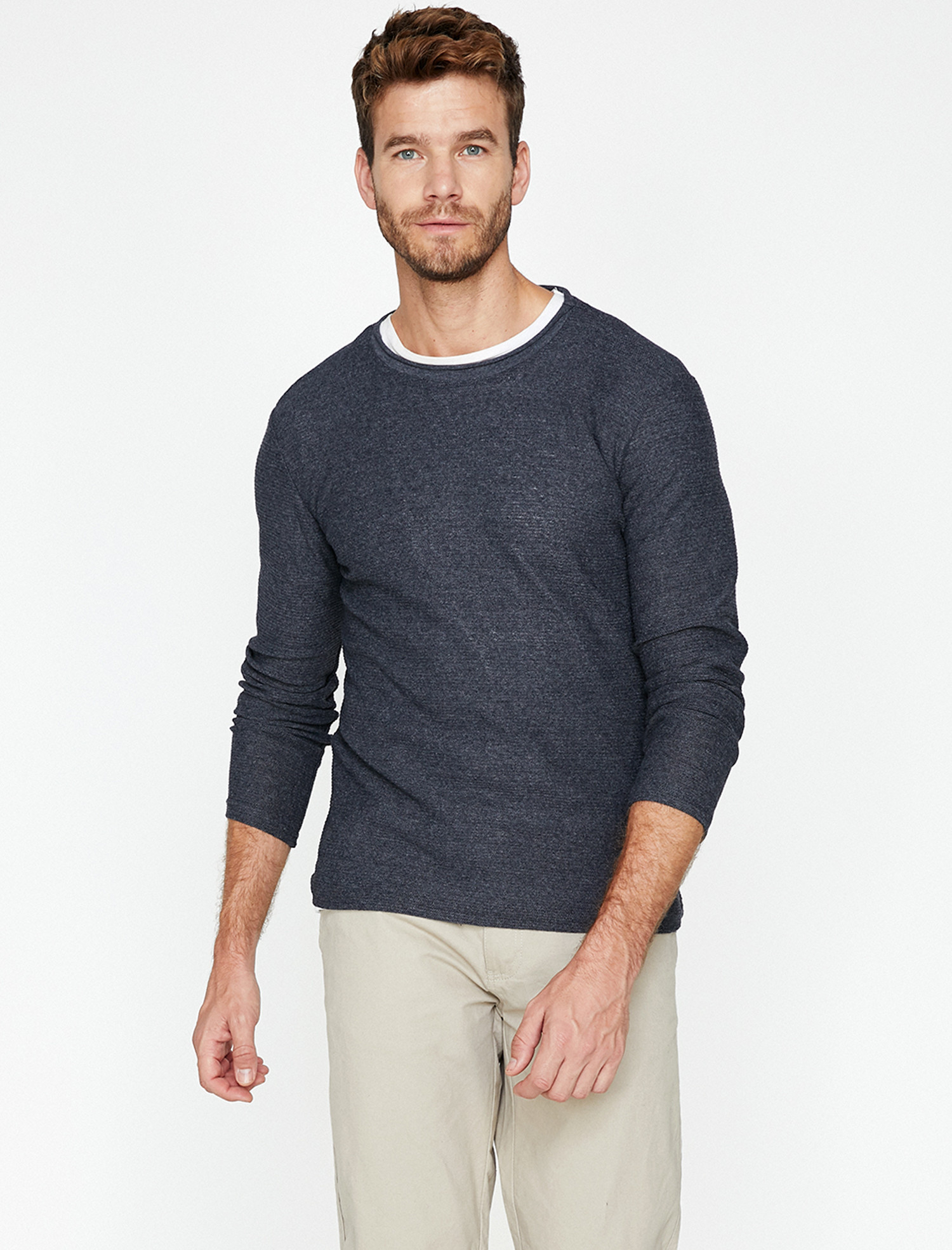

Лонгслив Koton 9KAM91037LK-NA1  Navy, Лонгслив Koton 9KAM91037LK-NA1 S Navy