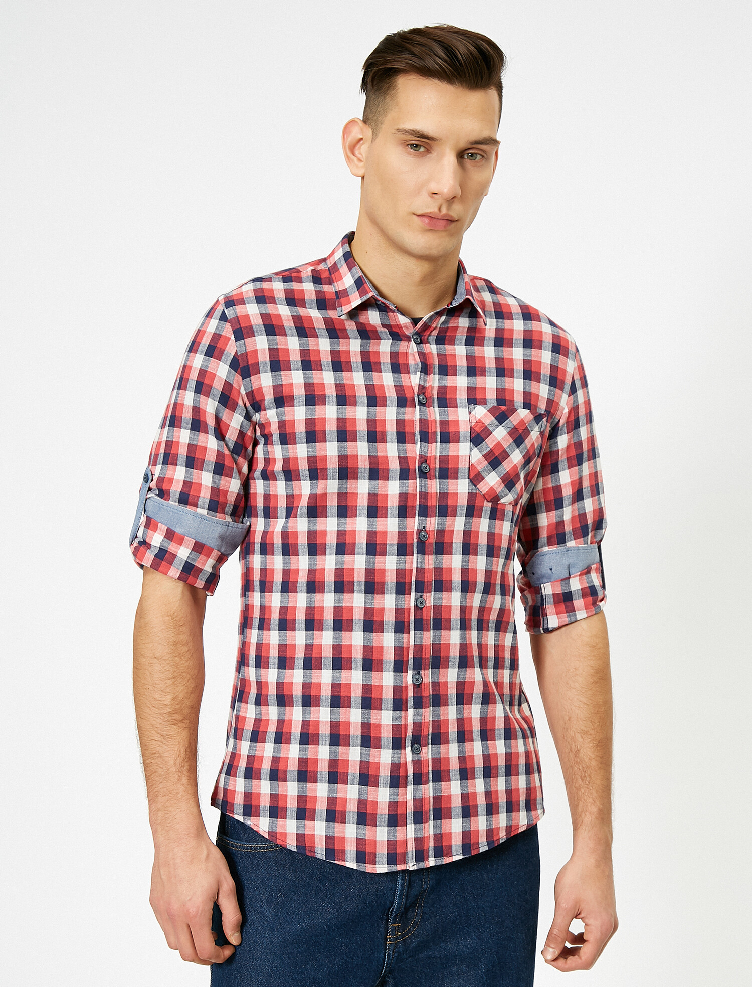 

Рубашка Koton 0YAM61425NW-01P S Red Check