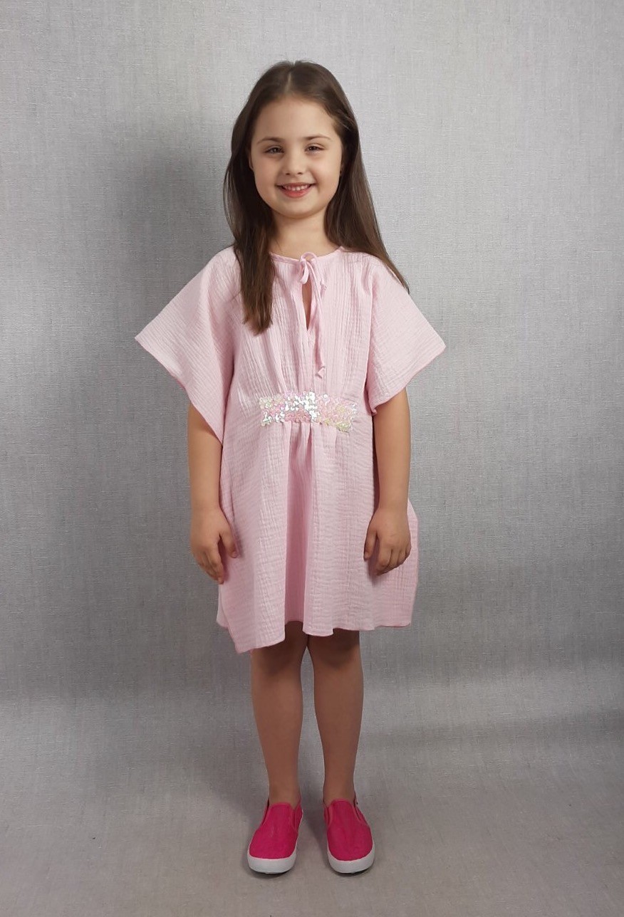 

Туника накидка для девочки Jula Kids Алина R 158 Розовый