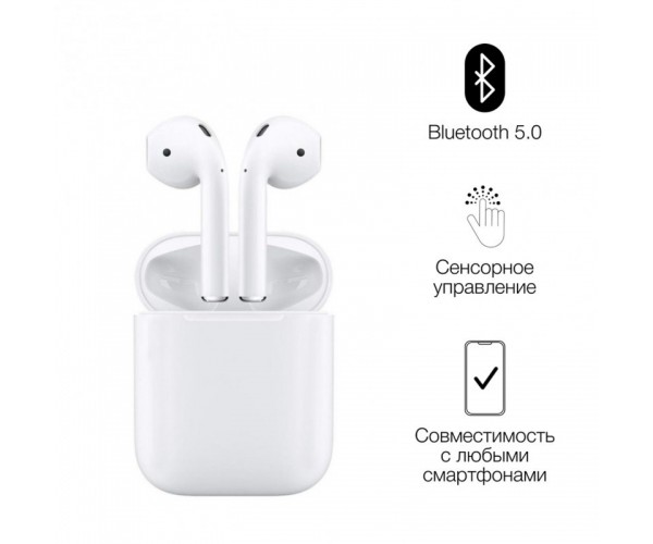 

Беспроводные наушники TWS AP2 inPods12 Macaroon JKR | Touch Sensor + PopUp + wireless chargin Белый