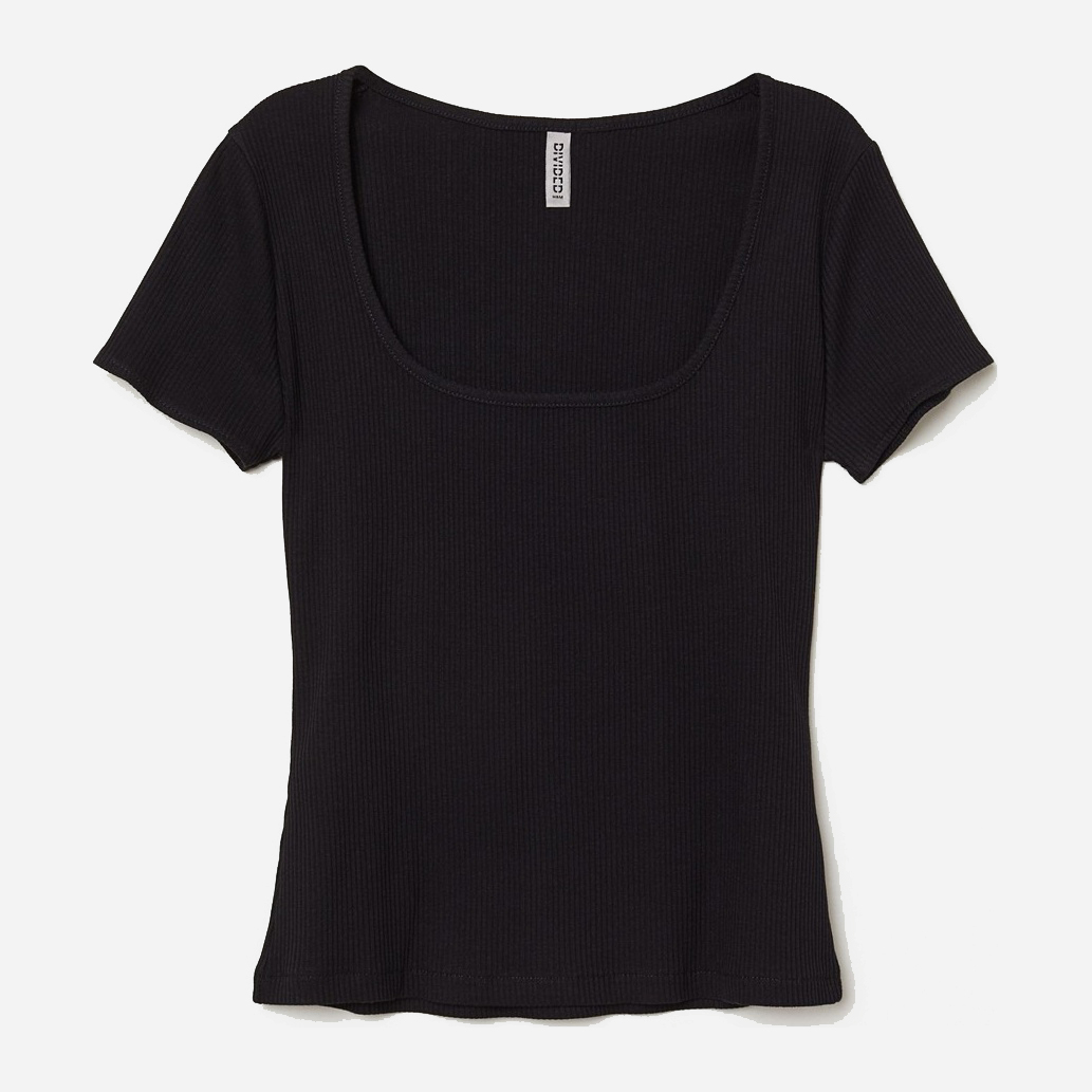 

Футболка H&M 0633965_01 M Черная