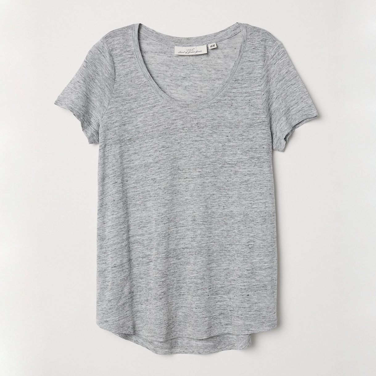 

Футболка H&M 0648624_сер.м_01 L Серая
