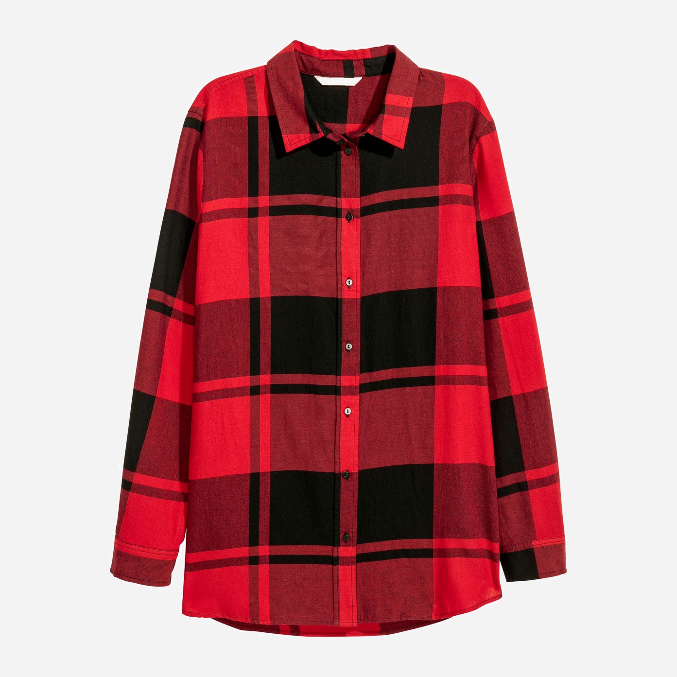 

Рубашка H&M 0534210_чер.клет_01 32 Красная