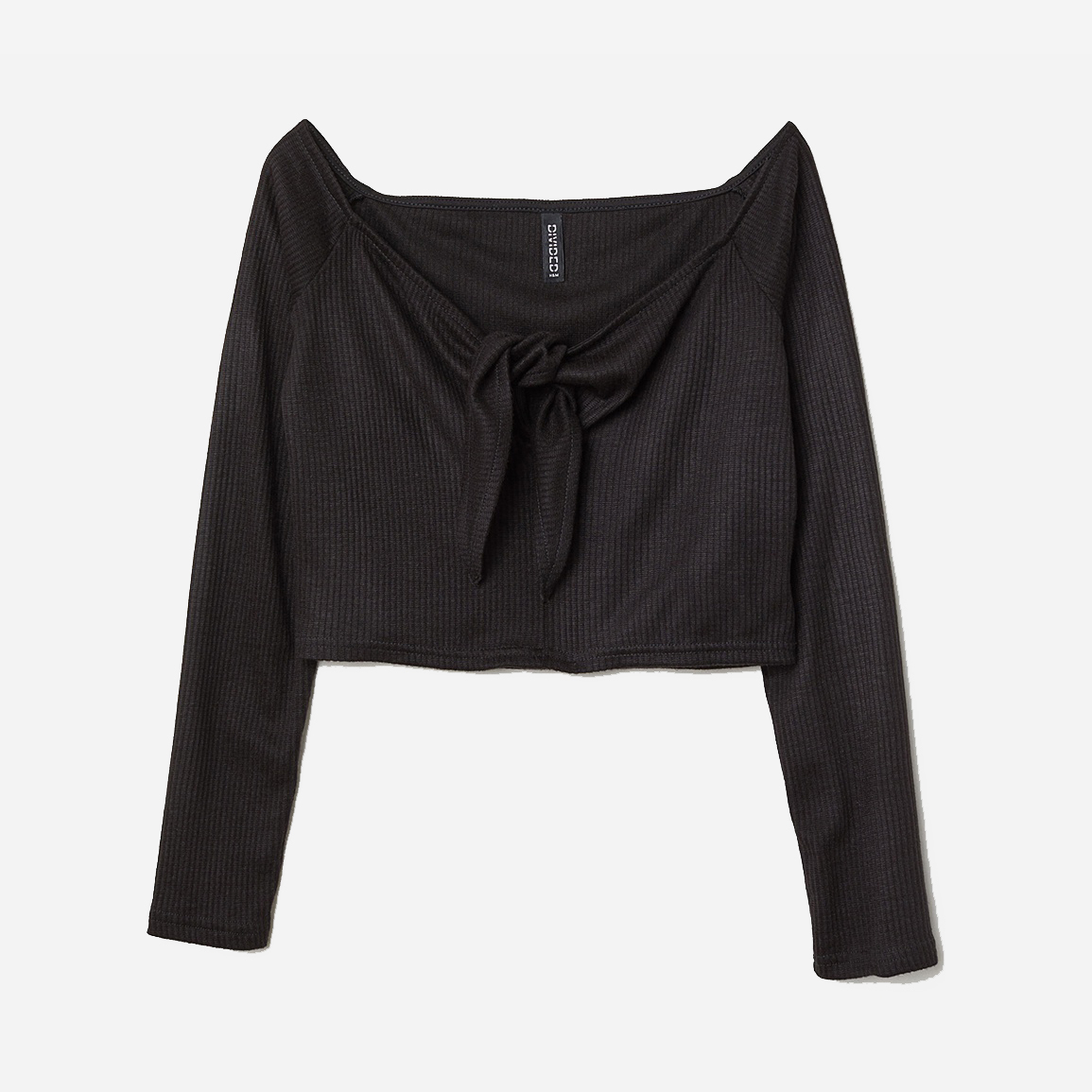 

Топ H& 0640570_01  Черный, Топ H&M 0640570_01 M Черный