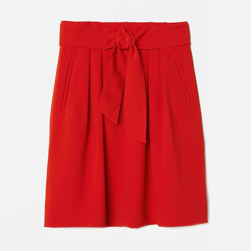 

Юбка H&M 0607154_красный 34 Красная