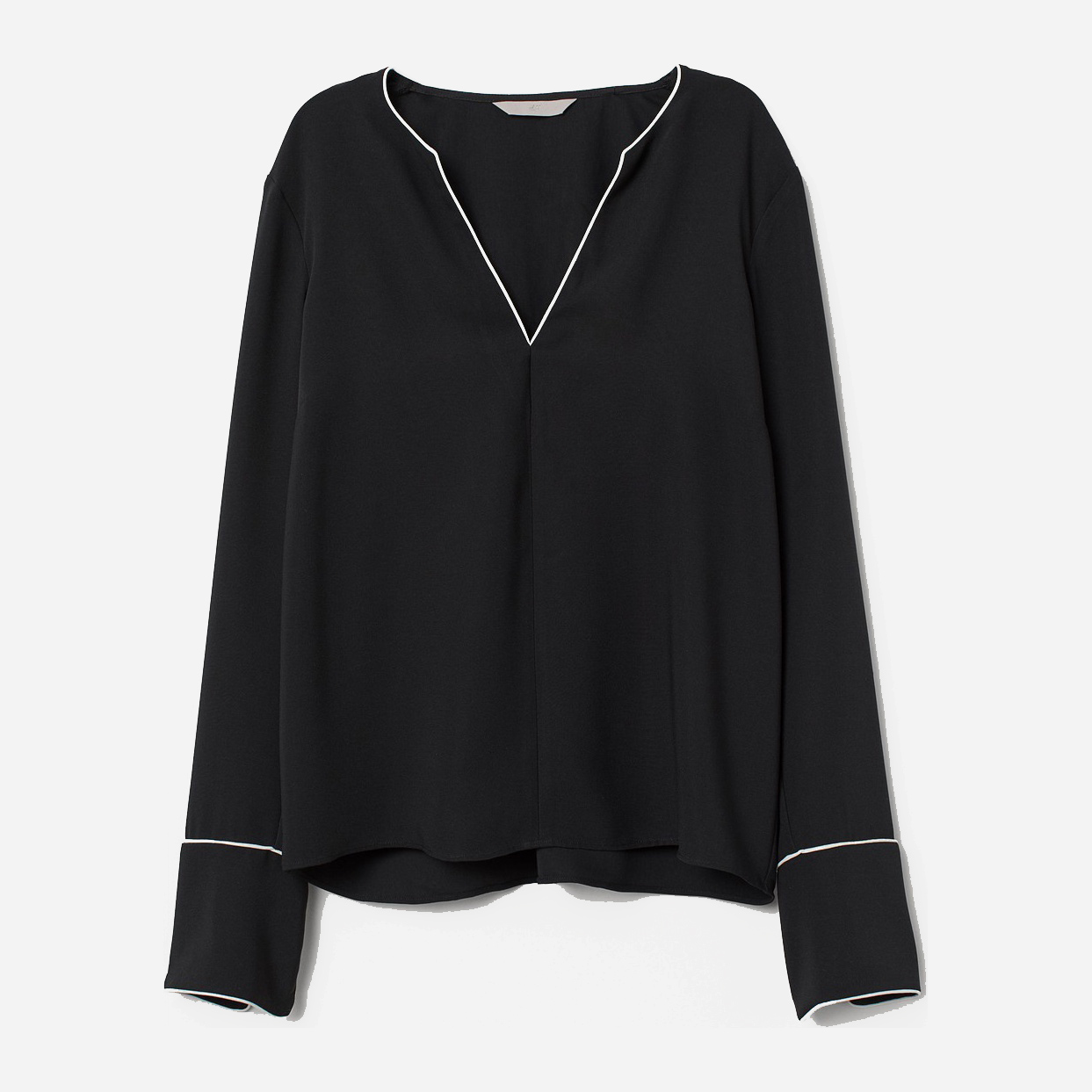 

Блузка H&M 0703998_черный  Черная, Блузка H&M 0703998_черный 34 Черная