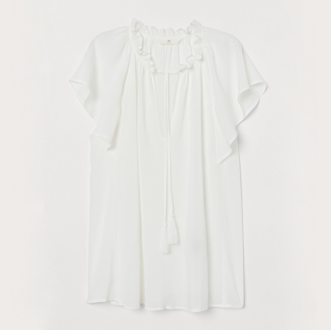 

Блузка H&M 0758191_бел  Белая, Блузка H&M 0758191_бел 36 Белая