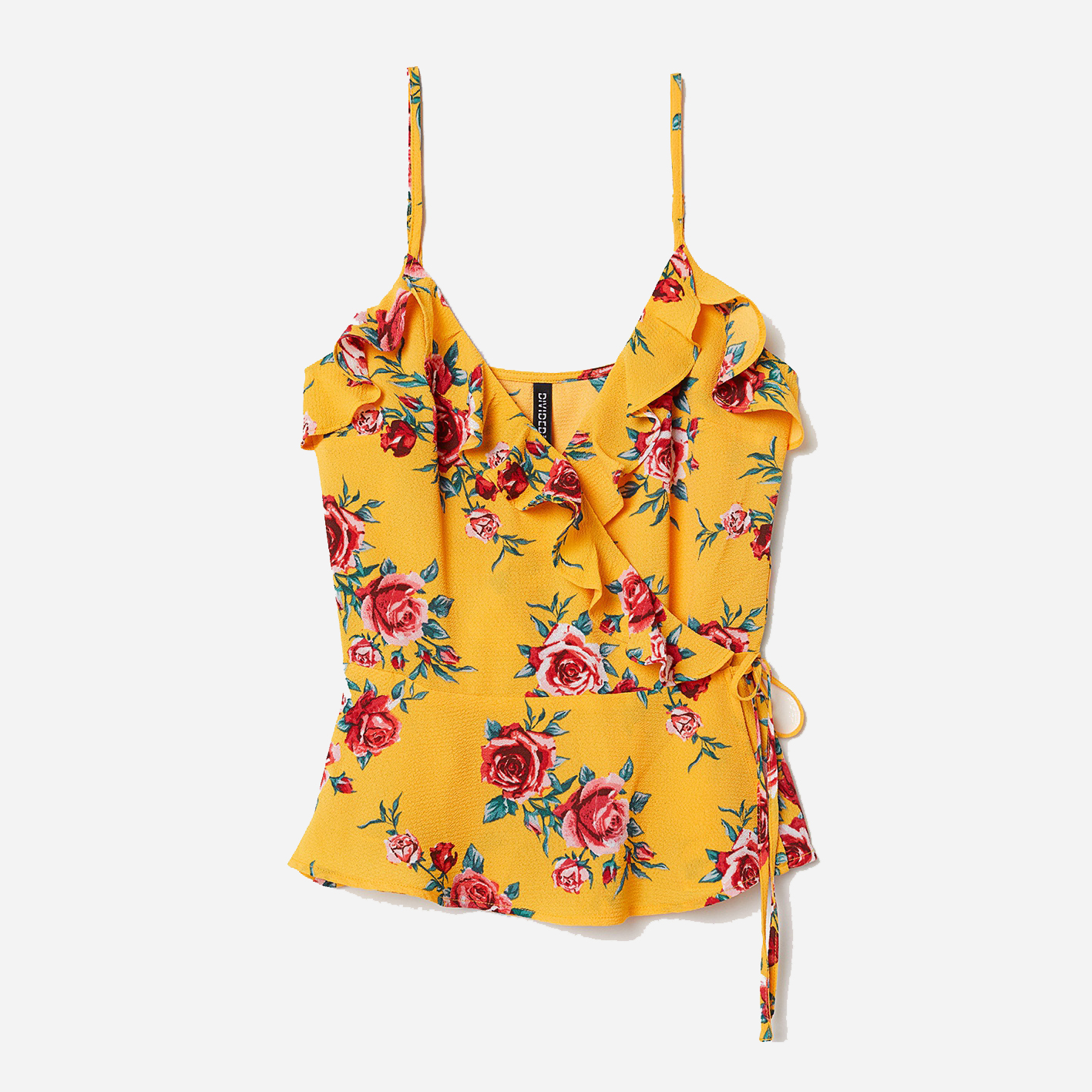 

Топ H&M 0643975_цветы_01 38 Желтый