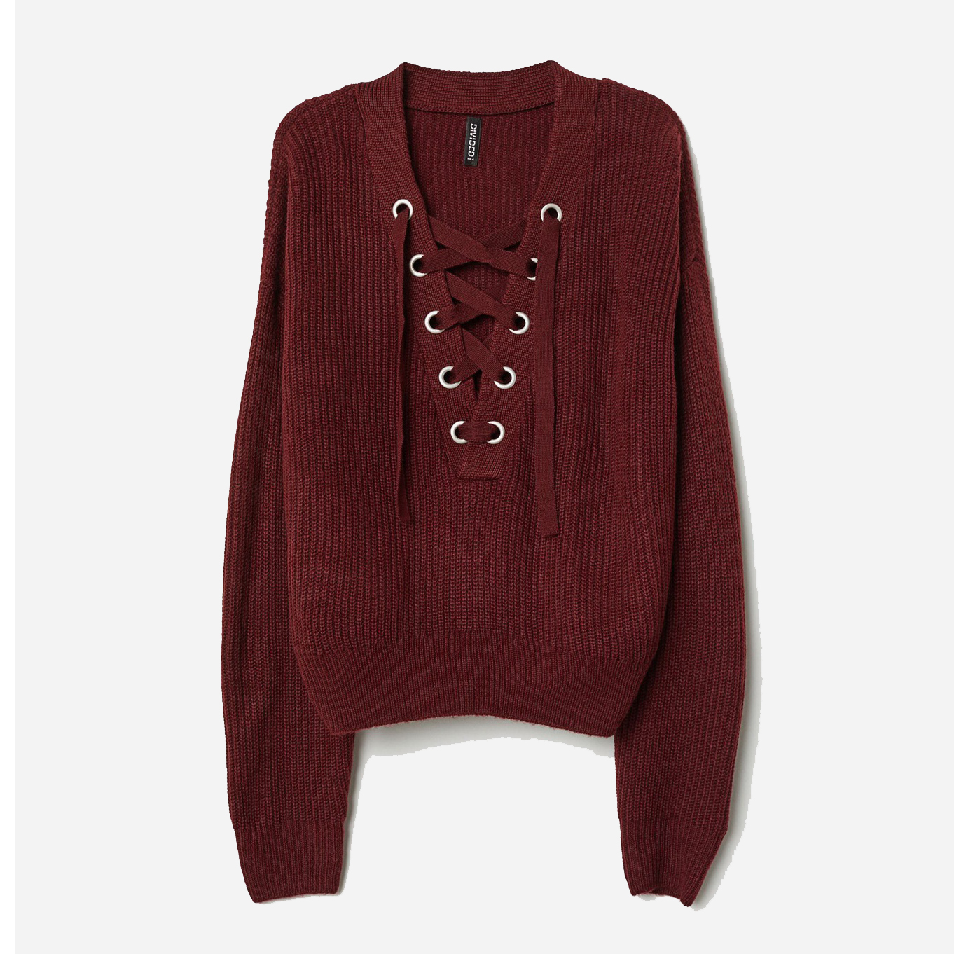 

Пуловер H&M 0640174 S Бордовый