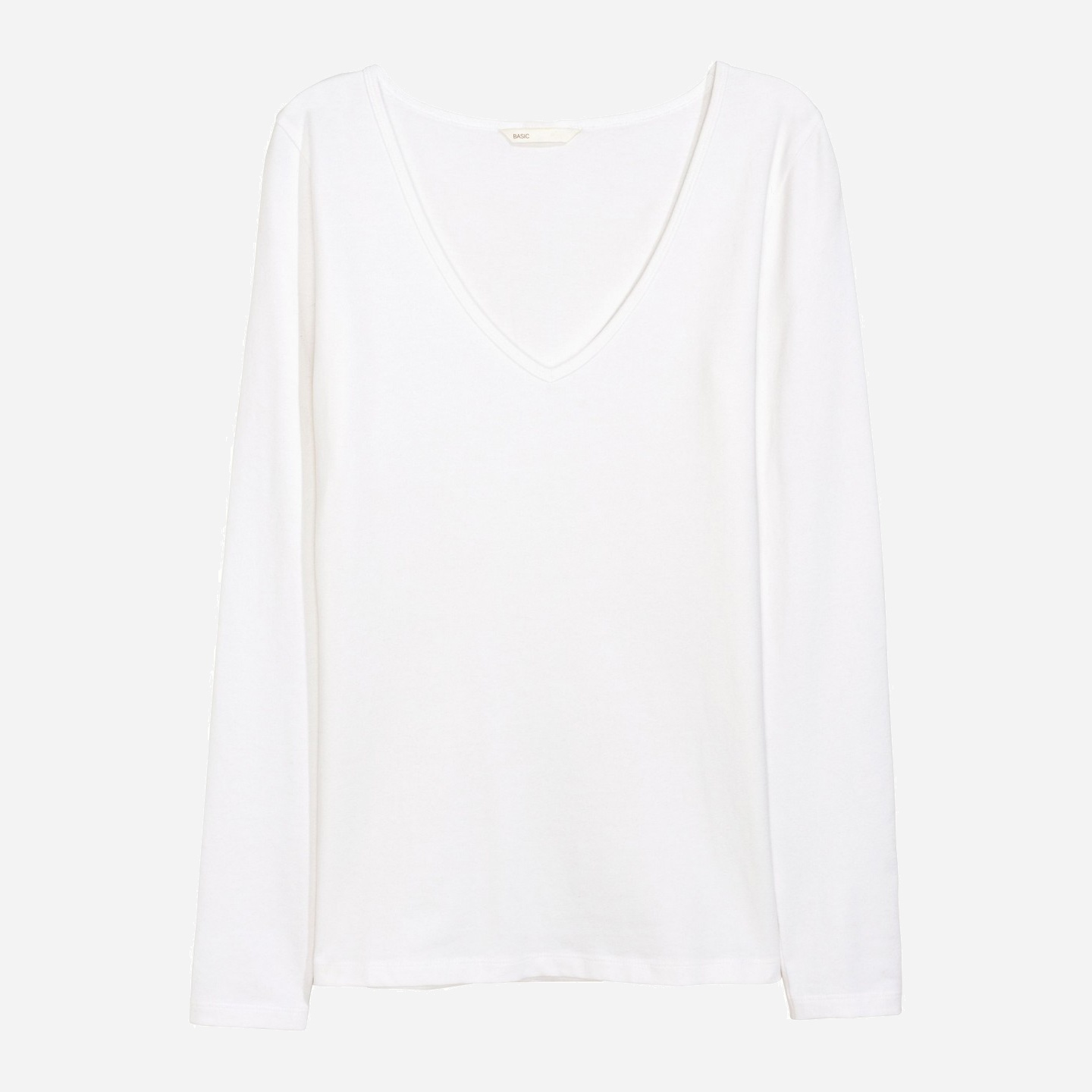 

Лонгслив H&M 0544116_б XL Белый