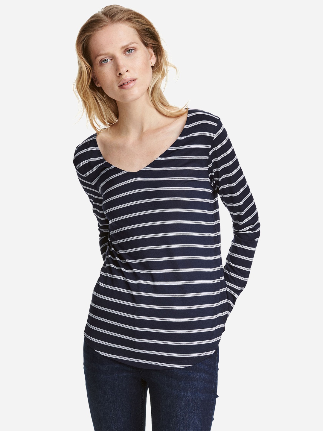 

Лонгслив H&M 0281407_01 XS Синий