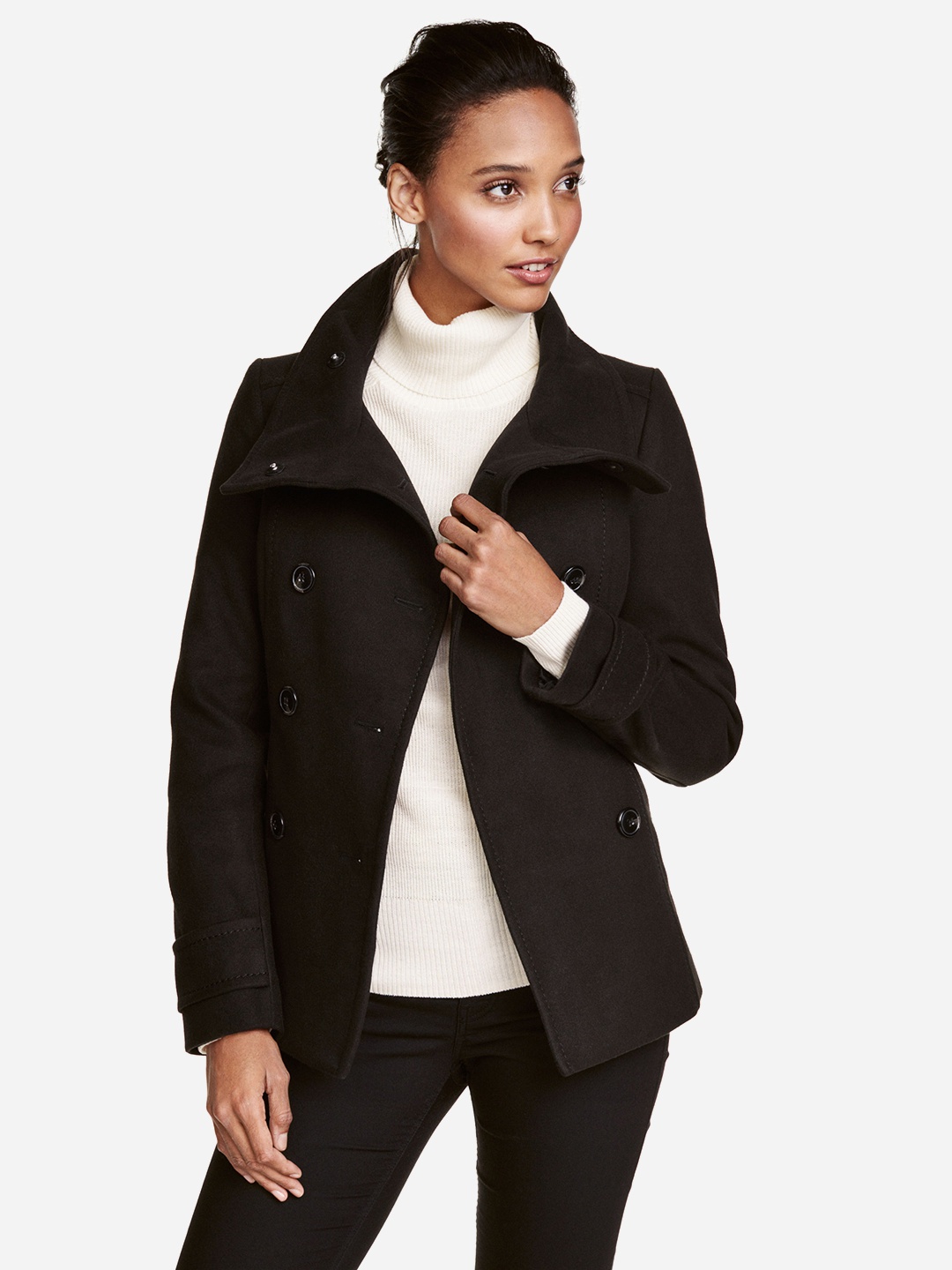 

Пальто H&M 0390162_черный_04  Черное, Пальто H&M 0390162_черный_04 40 Черное