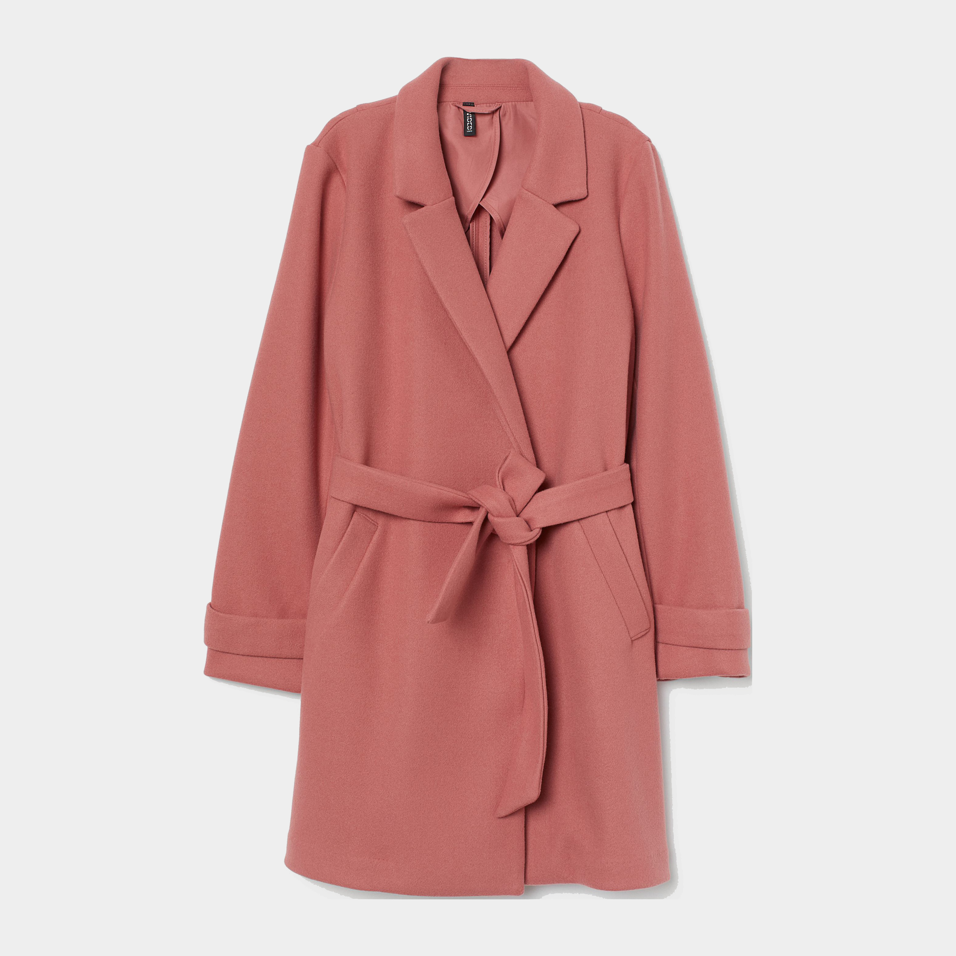 

Пальто H&M 0699623 L Розовое
